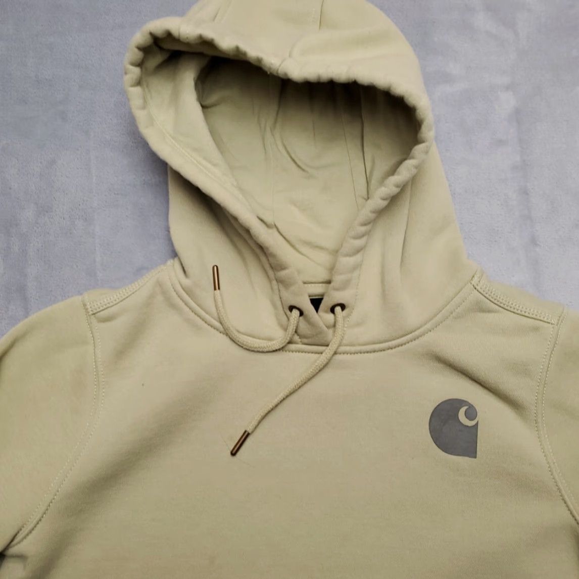 Carhartt VINTAGE Carhartt Hoodie Womens XS Green Relaxed Fit Hooded Sweatshirt Workwear Work Size XS / US 0-2 / IT 36-38 - 3 Thumbnail