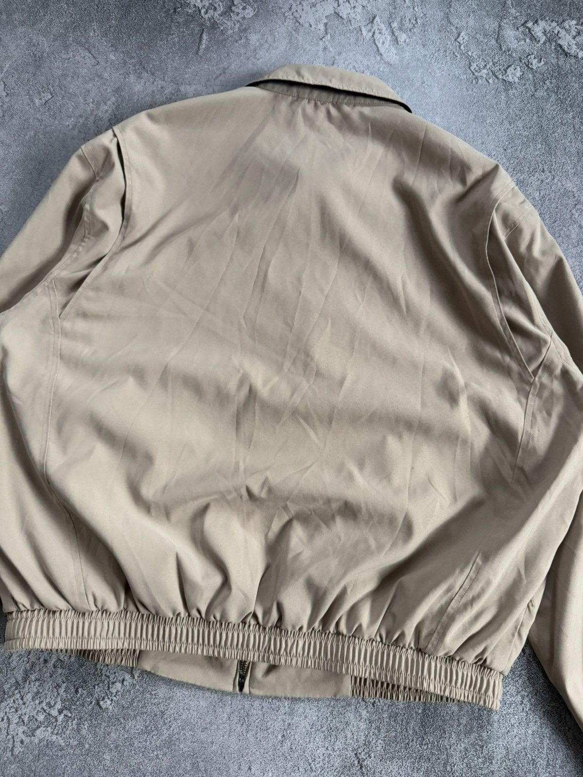 Polo Ralph Lauren × Vintage Polo Ralph Lauren XL beige zip bomber jacket collared 90s Size US XL / EU 56 / 4 - 18 Thumbnail