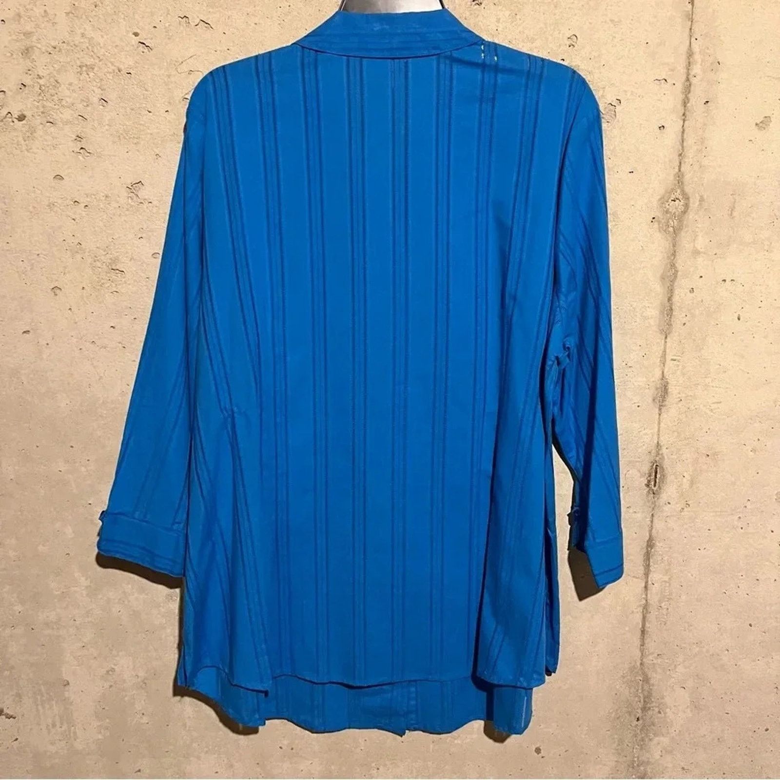 Other ALIA NWT Plus Sz 18W 3/4 Sleeve Button Front Career Shirt Size XXL / US 16-18 / IT 52-54 - 10 Thumbnail