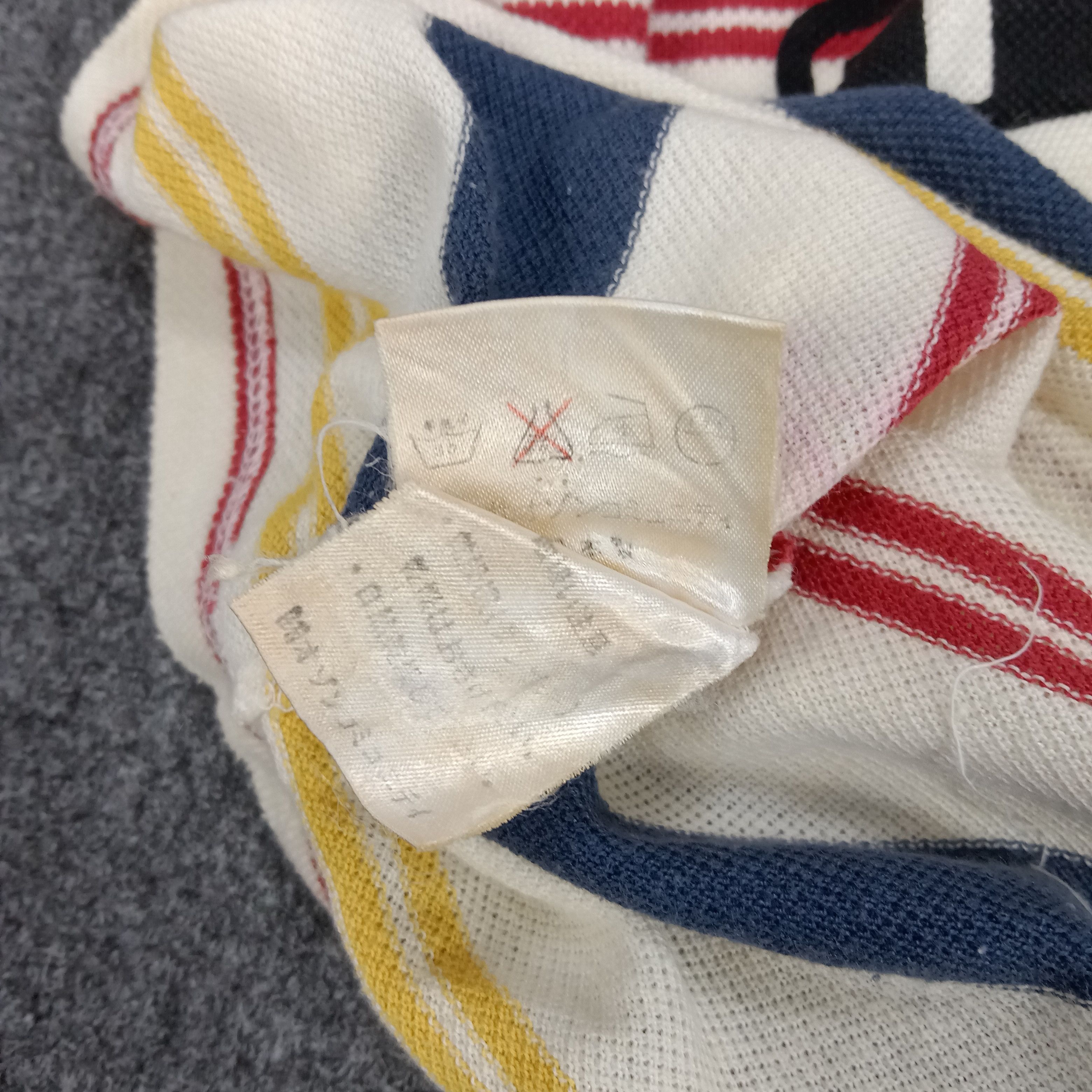 Hysteric Glamour × Japanese Brand × Vintage Hsyteric Glamour Japanese Brand Striped Polos Size XS / US 0-2 / IT 36-38 - 6 Thumbnail