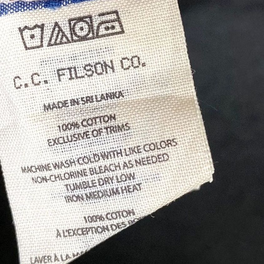 Filson C.C Filson Shirt Blue White Plaid Long Sleeve Button-Down 100% Cotton XS Mens Shirt Size US XS / EU 42 / 0 - 7 Thumbnail
