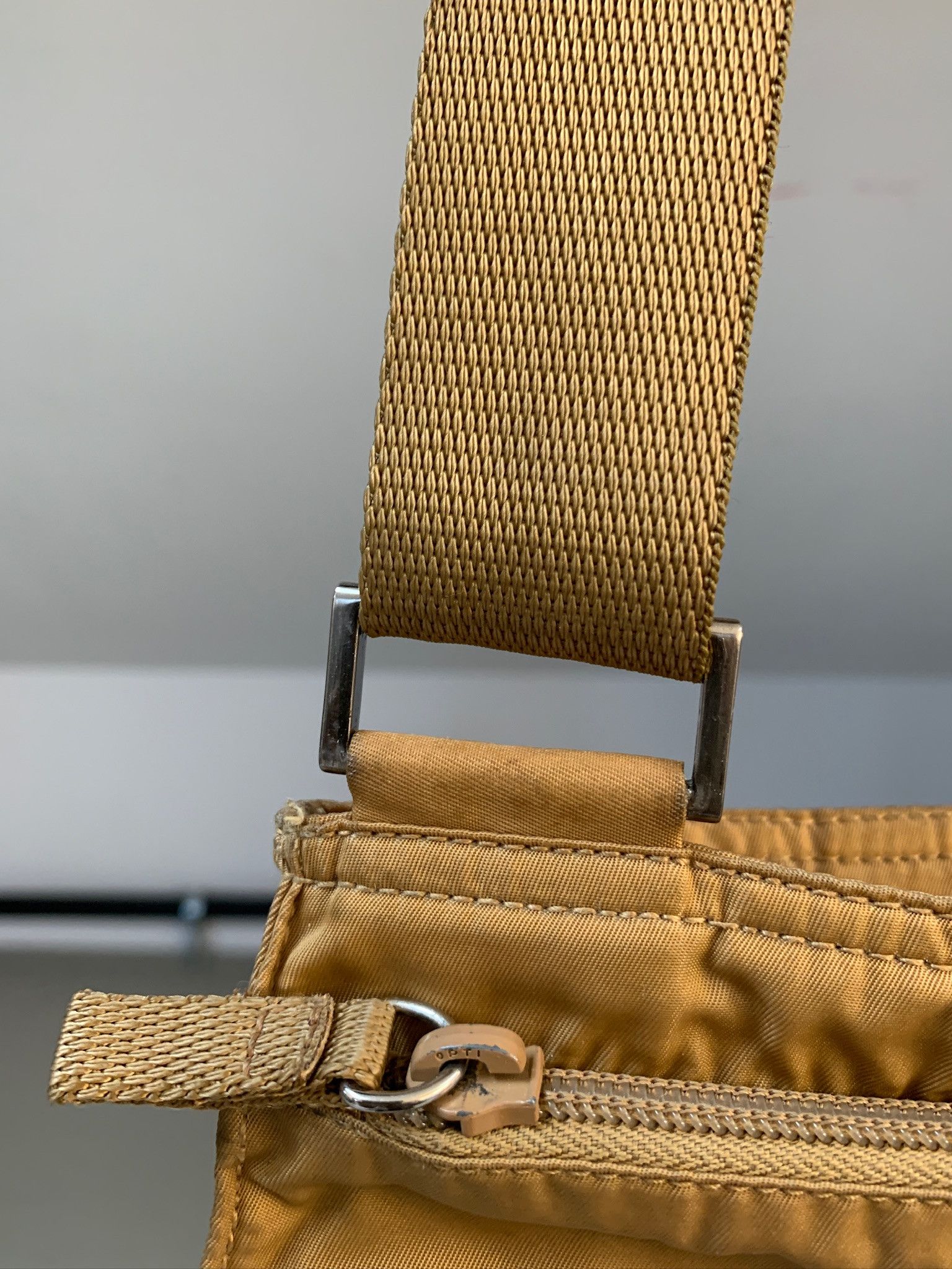 Prada Prada Nylon Messenger Bag In Golden Mustard Size ONE SIZE - 6 Thumbnail
