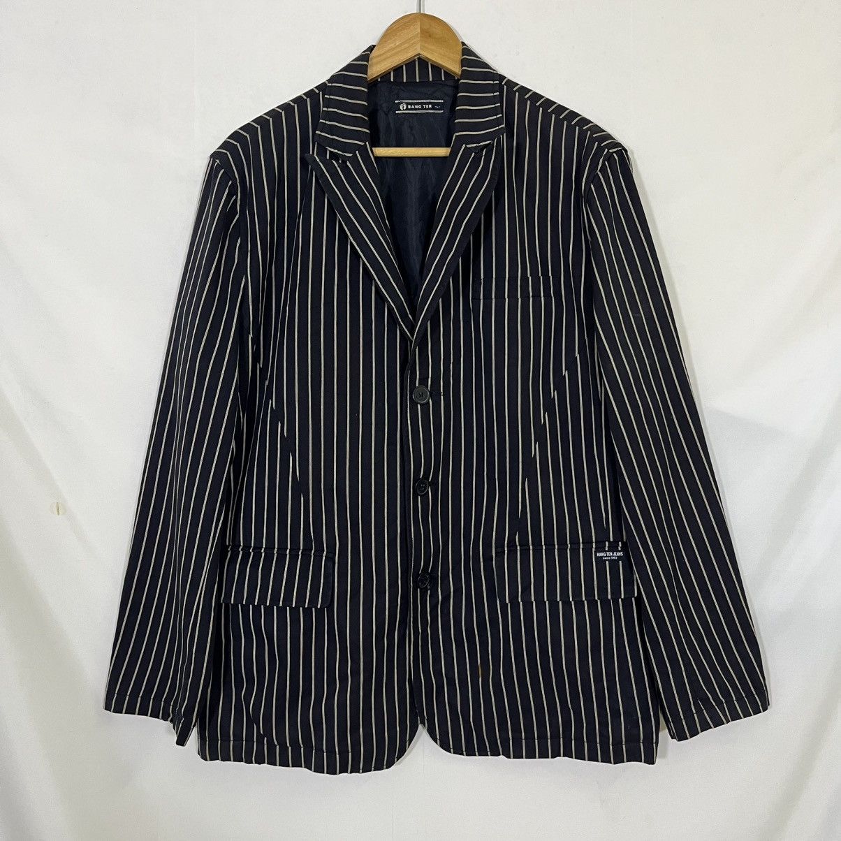 Hang Ten VINTAGE HANG TEN STRIPE BLAZER COAT Size US L / EU 52-54 / 3 - 1 Thumbnail