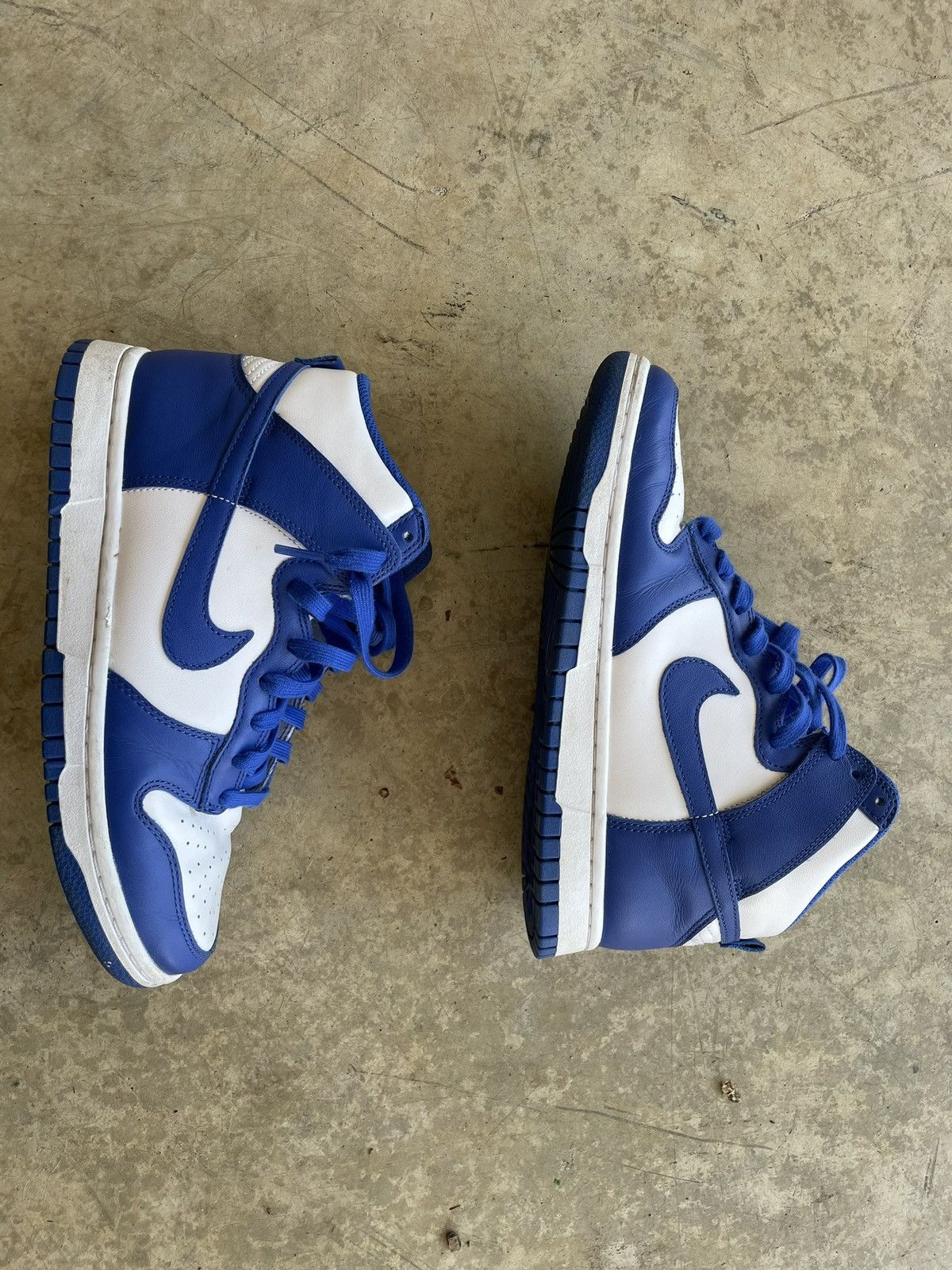 Nike Nike Dunk Hi Retro White/Game Royal Size 7W/8.5M Size US 7 / IT 37 - 3 Thumbnail