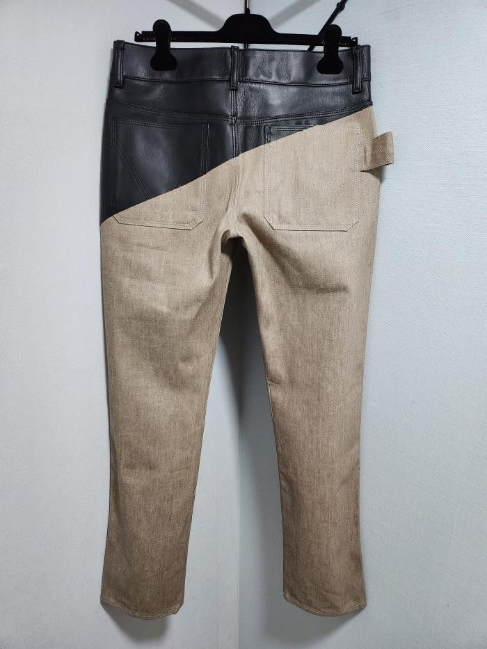 Bottega Veneta Bottega Veneta Brown Leather Jeans Size US 26 / EU 42 - 5 Thumbnail