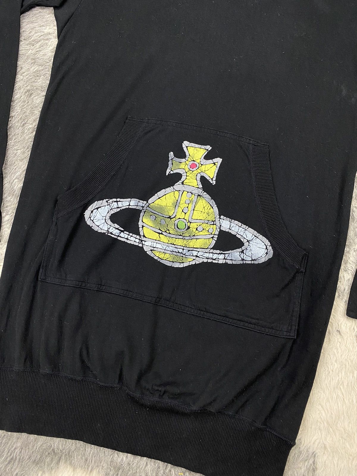Vivienne Westwood Vivienne Westwood Iconic Logo Long Hooded Shirt Size M / US 6-8 / IT 42-44 - 4 Thumbnail