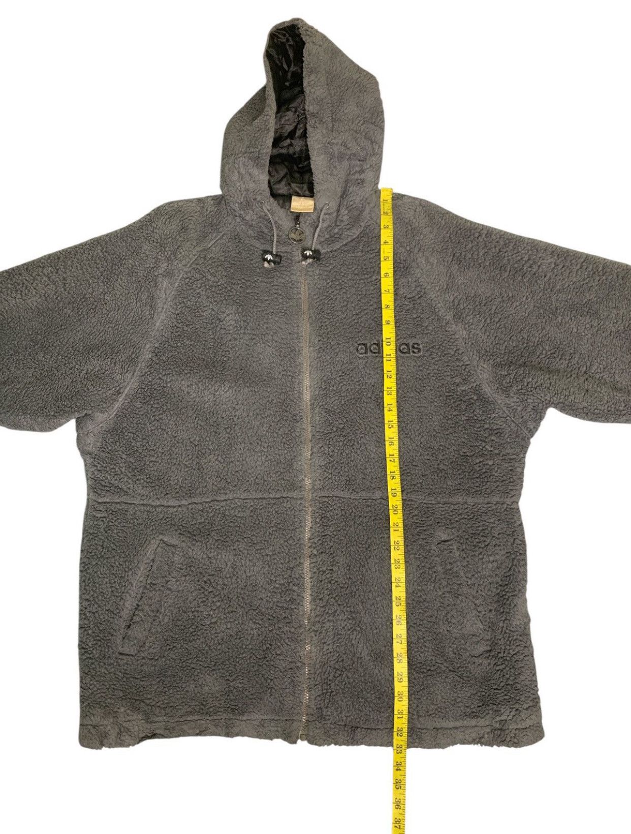 Adidas Rare Design Vintage Adidas Fleece Zip up Hoodie Size US XL / EU 56 / 4 - 13 Thumbnail