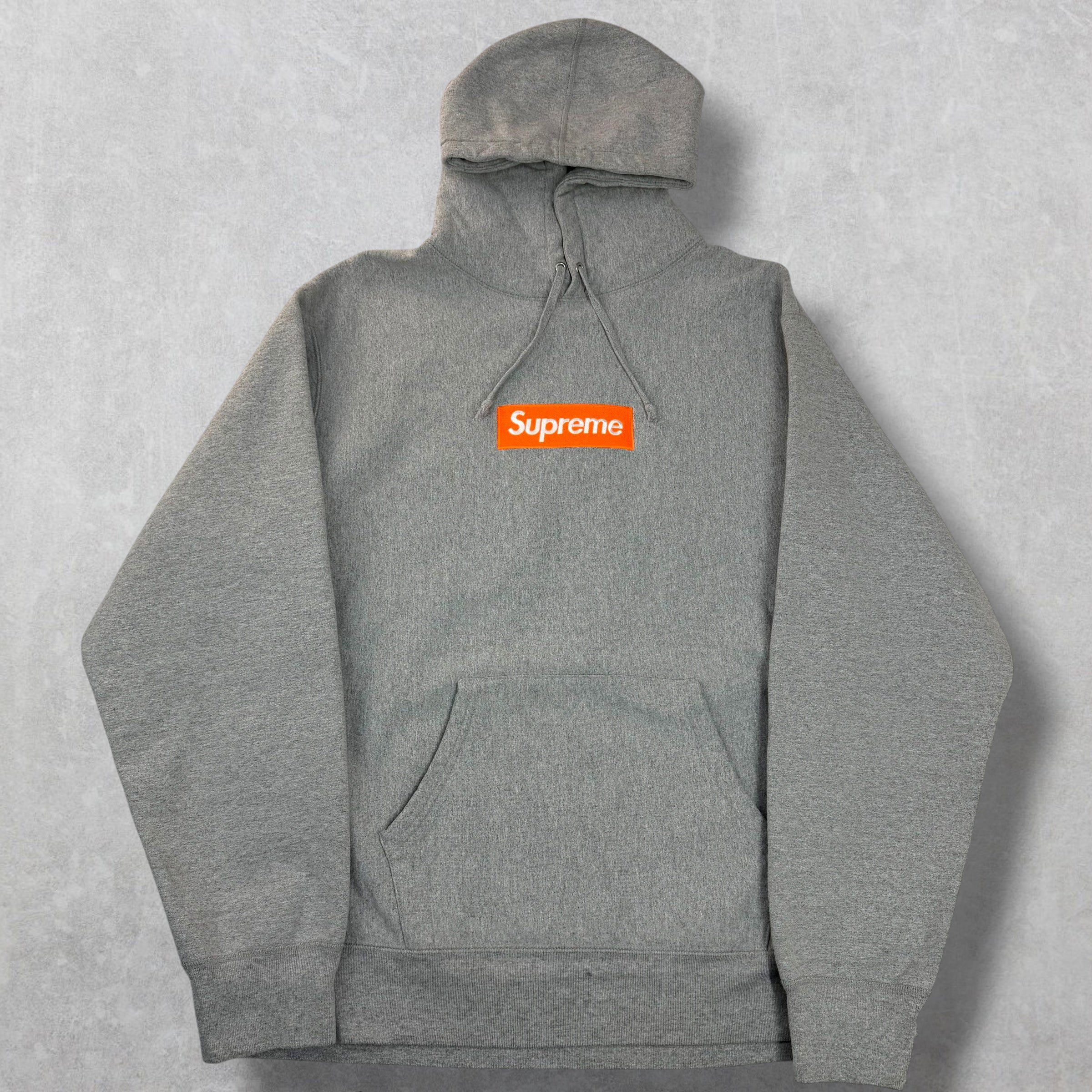 Supreme Supreme Box Logo Heather Grey Hoodie XL Size US XL / EU 56 / 4 - 1 Thumbnail