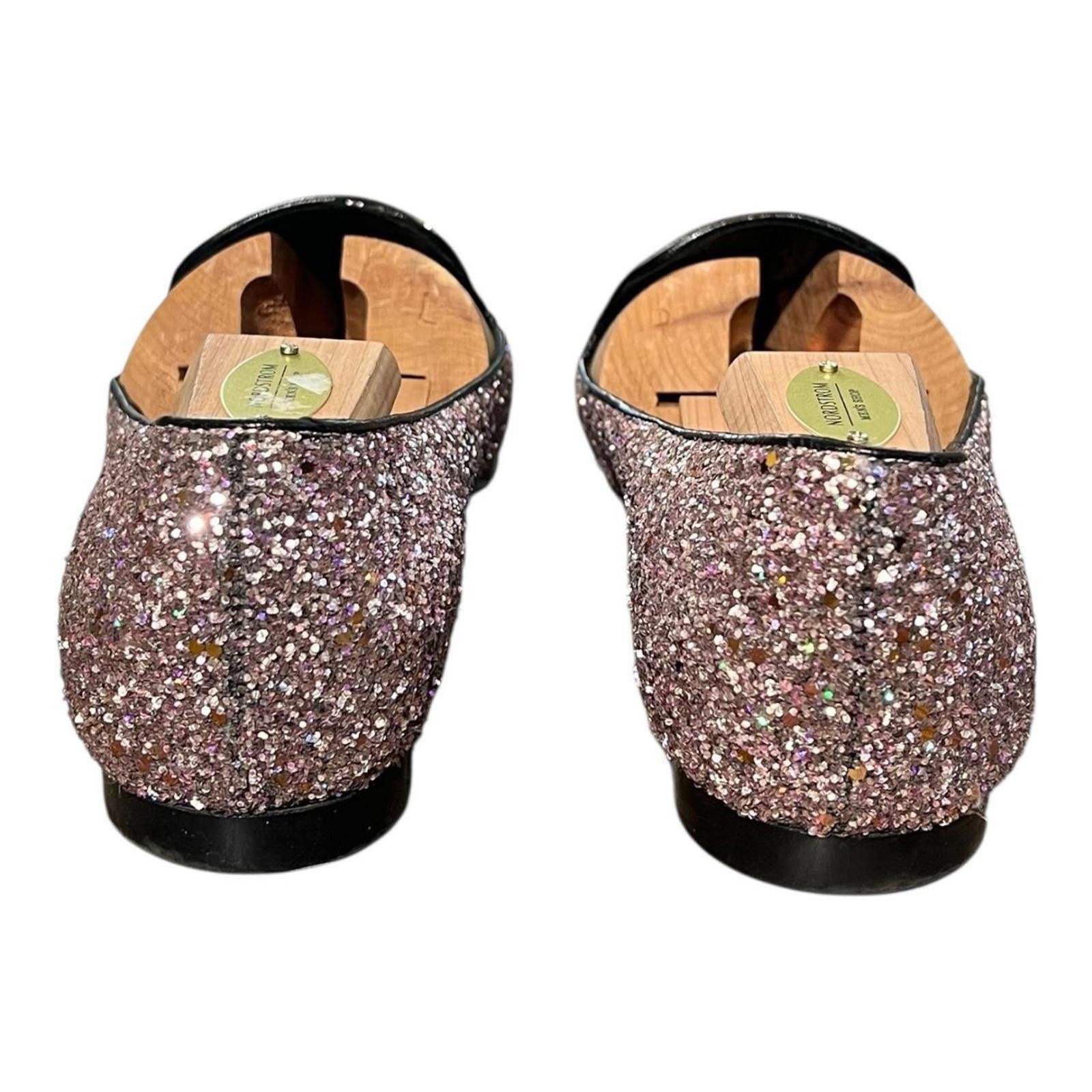 Other Vintage Pollice Lee Beatrice Slippers Light Pink Glitter Size US 8.5 / IT 38.5 - 5 Thumbnail