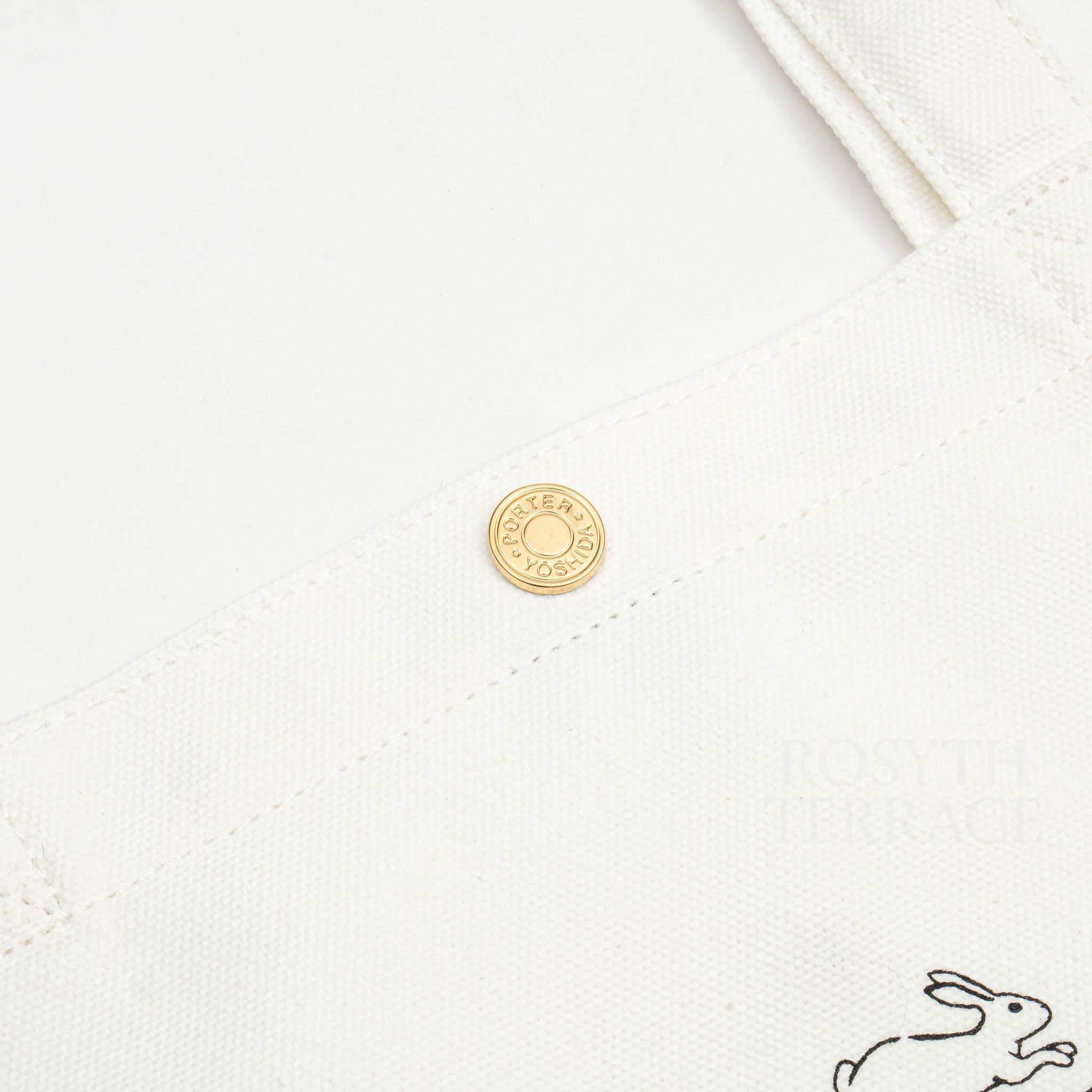 Japanese Brand × Porter 【BUNNEY x PORTER YOSHIDA / 'THE RABBIT' TOTE BAG (WHITE)】 Size ONE SIZE - 2 Thumbnail
