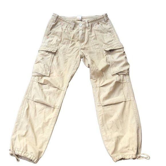 True Religion RARE True Religion Jeans Size 34 Cargo Pants Khaki Brown Size US 34 / EU 50 - 9 Thumbnail
