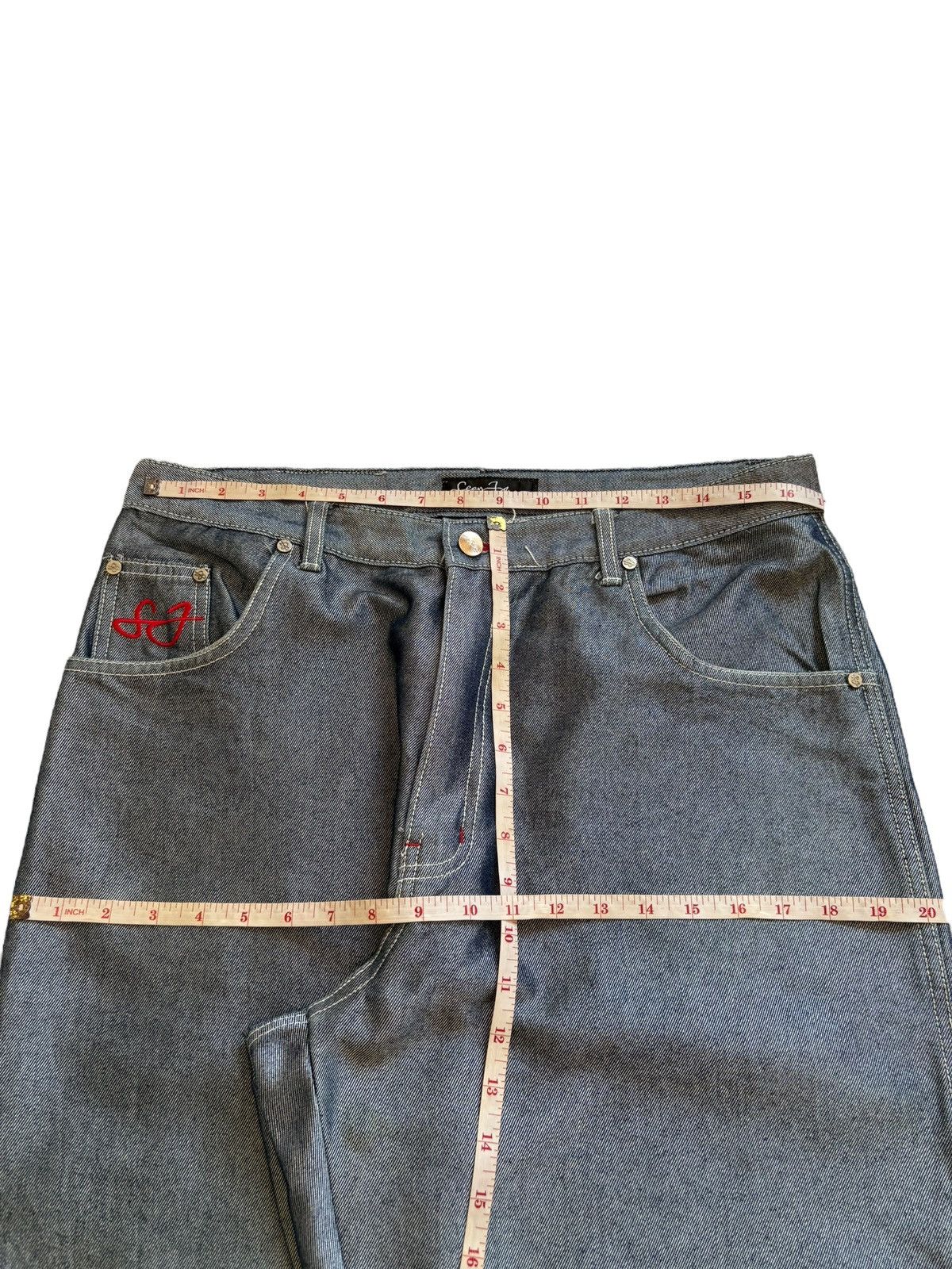 Sean John Vintage Sean John Carpenter Distressed Loose Baggy Jeans Size US 34 / EU 50 - 12 Thumbnail