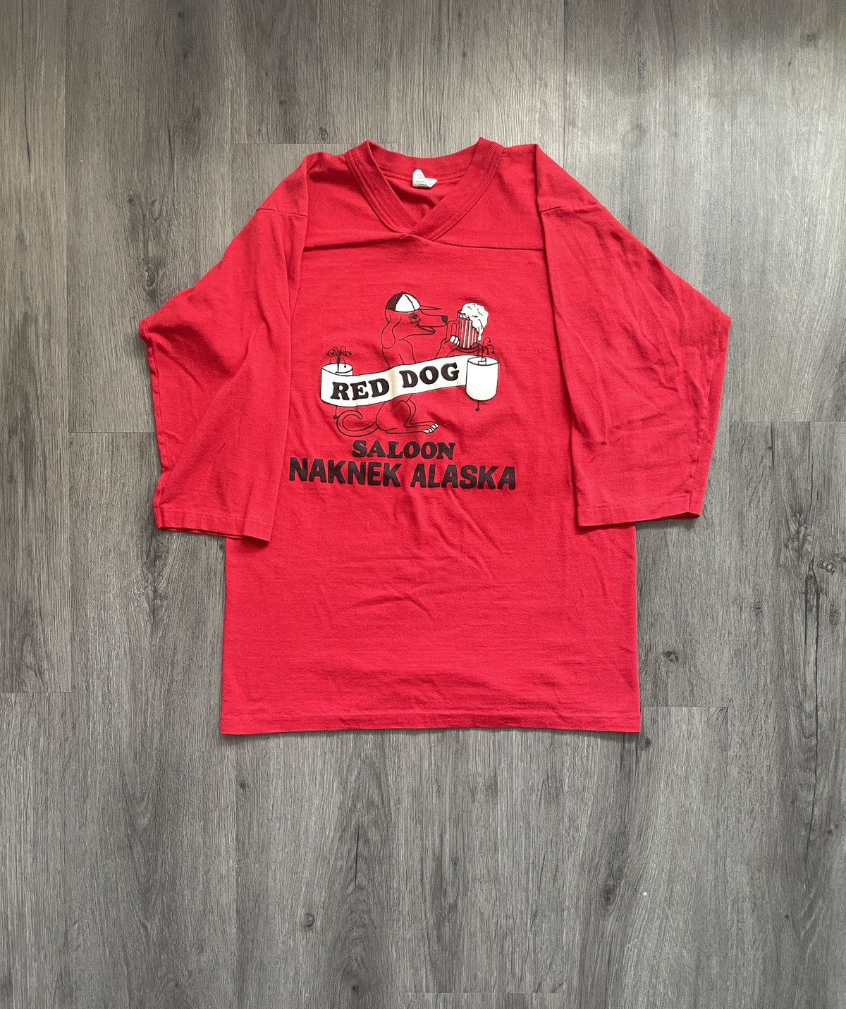 Logo 7 Vintage Logo 7 “Red Dog Saloon” 3/4 Sleeve T-Shirt (Sz. S) Size US S / EU 44-46 / 1 - 1 Thumbnail