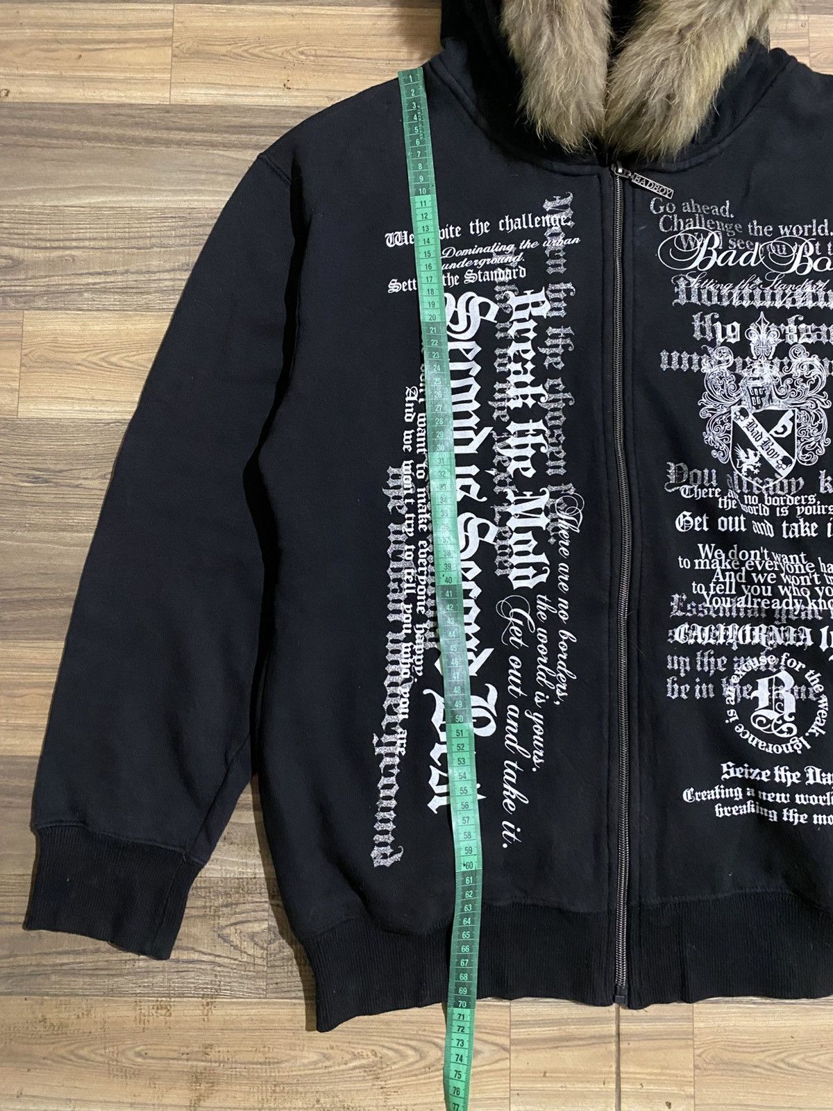 Beauty Beast × Japanese Brand JAPANESE BRAND POEM FUR HOODIES BY BADBOY Size US XL / EU 56 / 4 - 12 Thumbnail