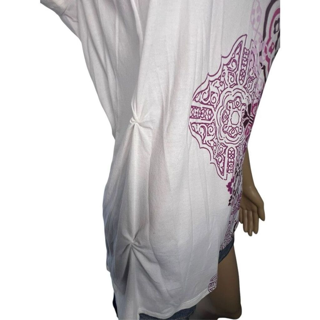 Athleta Athleta Boho Short Sleeve Athletic T-Shirt With Cinched Side Size L / US 10 / IT 46 - 3 Thumbnail
