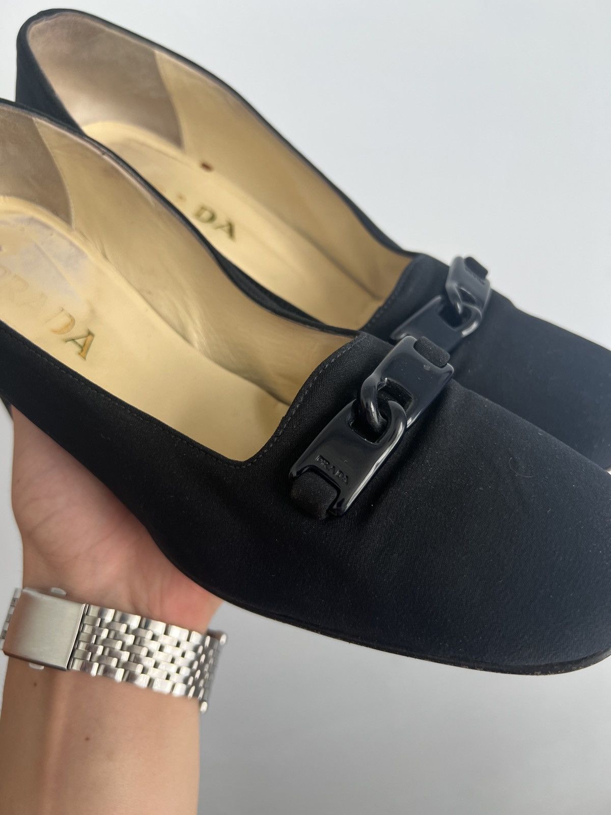 Prada Vintage Prada Kitten Heels Shoes Women’s 41 Size US 11 / IT 41 - 3 Thumbnail