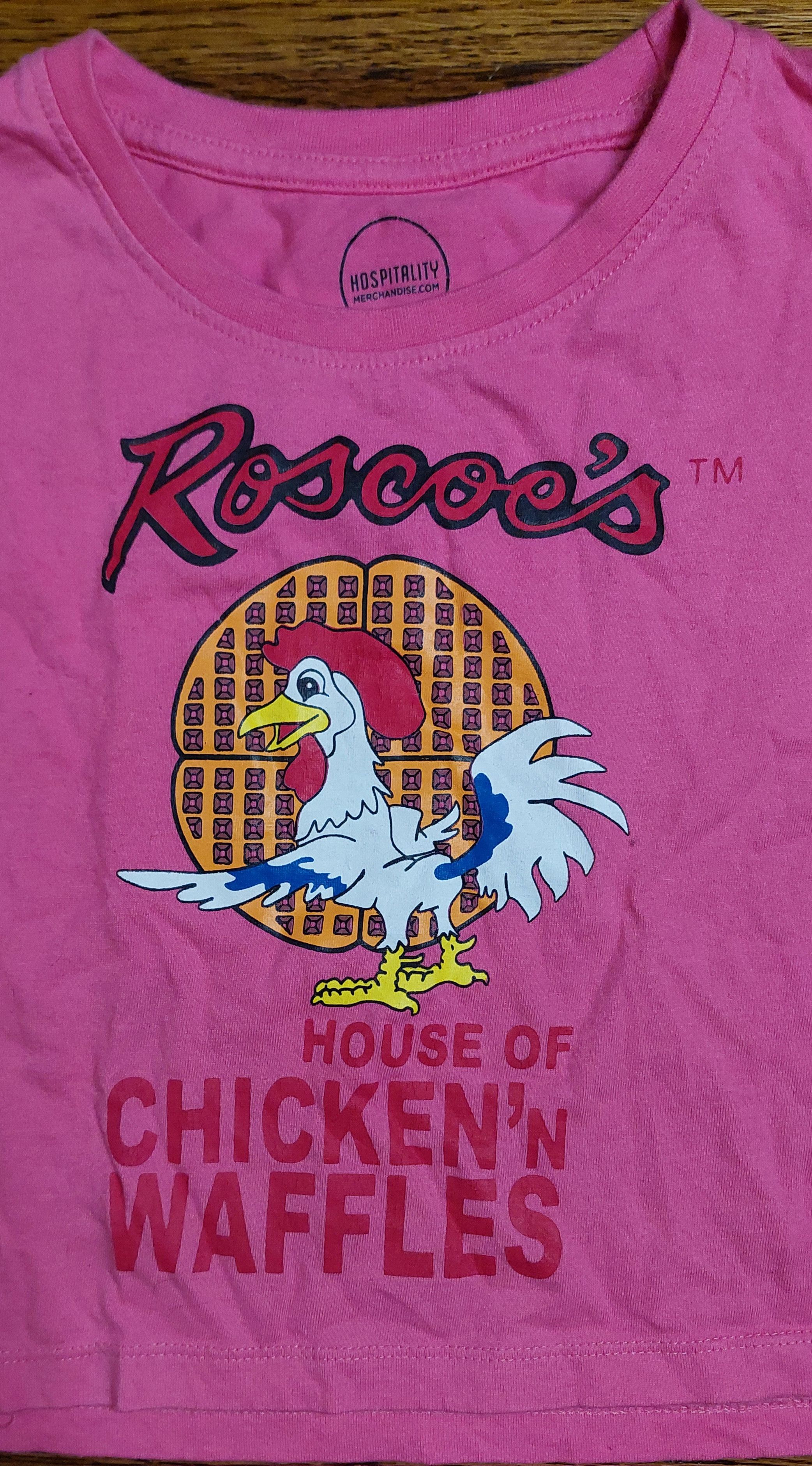 Other Authentic Roscoe's House of Chicken 'N Waffles Pink Crop Tee Size S / US 4 / IT 40 - 2 Thumbnail