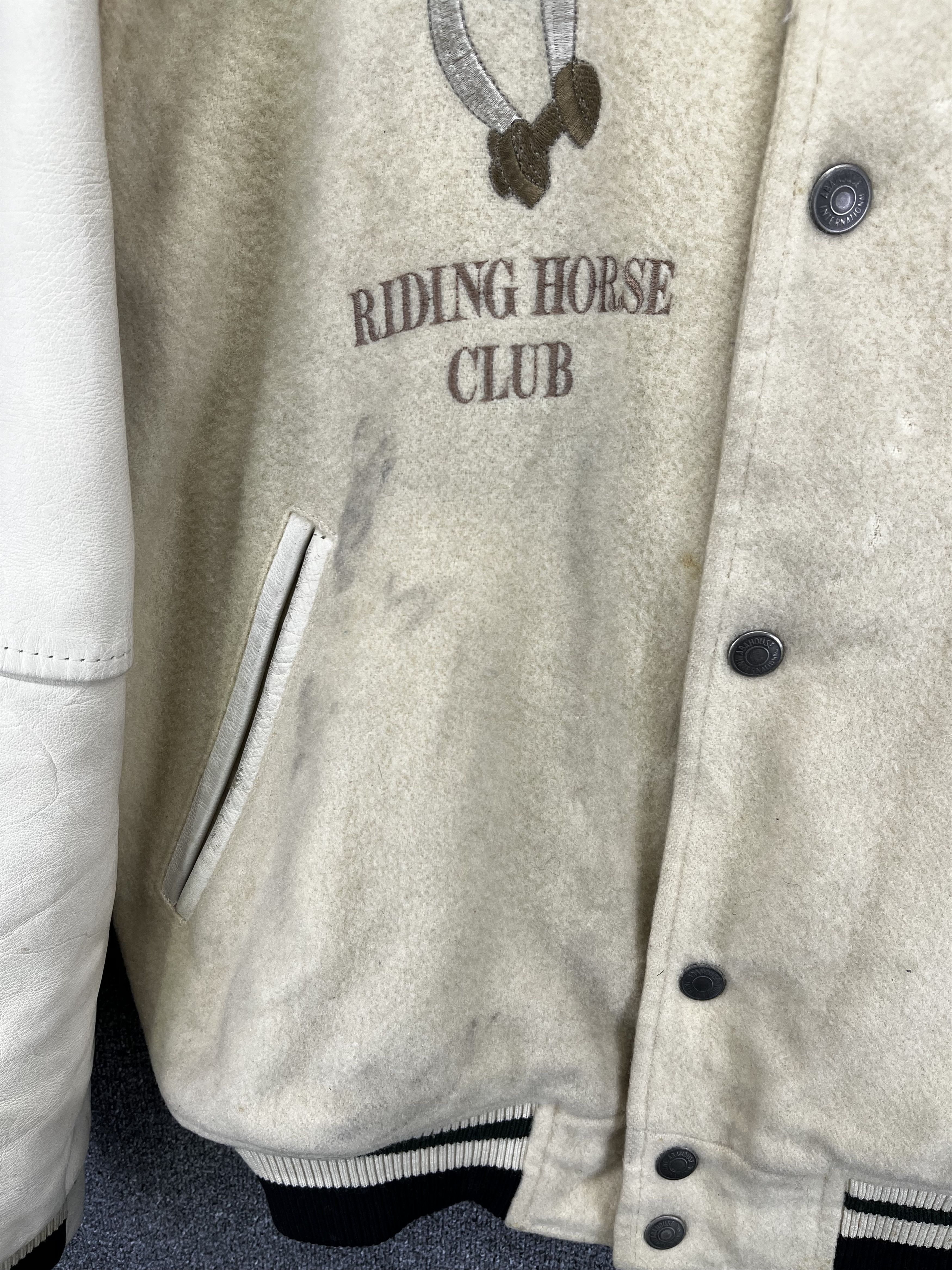 Japanese Brand Vintage Abahouse Rare Design Wool Varsity Jacket Size US M / EU 48-50 / 2 - 25 Thumbnail