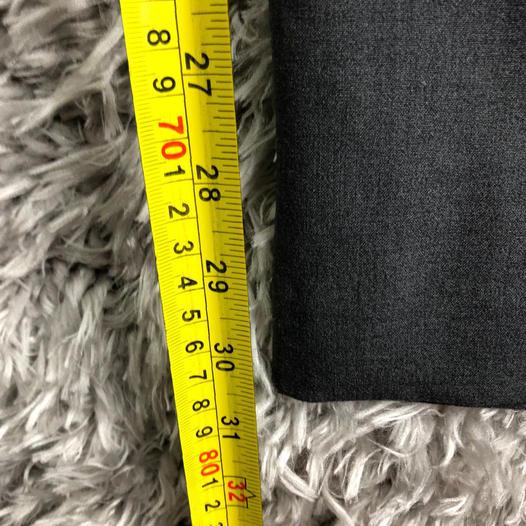 Croft & Barrow Croft & Barrow Mens 38x32 Gray Slack Dress Pants Mid Rise Straight Leg Flat Front Casual Business Formal Size US 38 / EU 54 - 3 Thumbnail