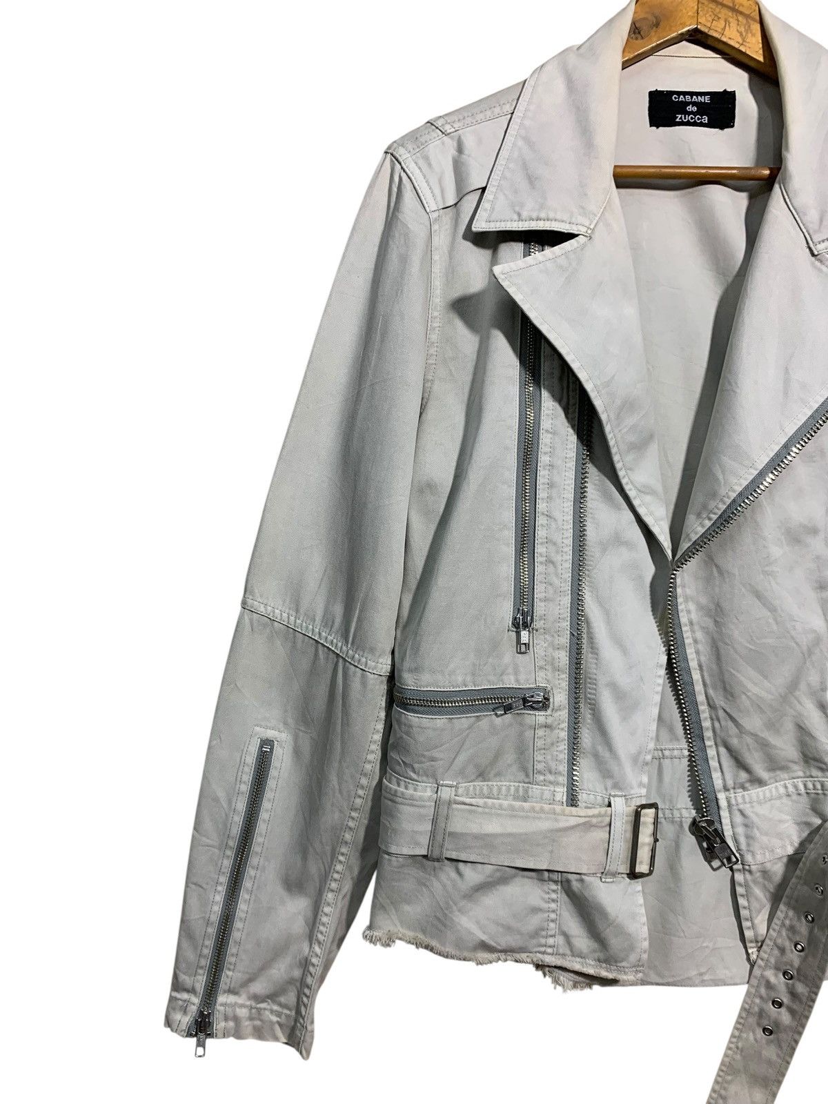 CABANE de ZUCCa 🔥Cabane de Zucca Issey Miyake Bikers Jackets Size US M / EU 48-50 / 2 - 2 Thumbnail