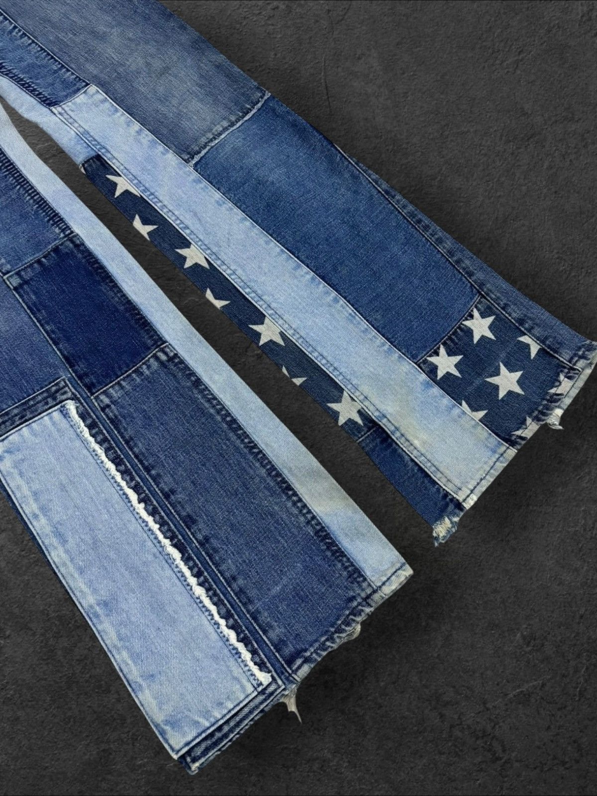 Hysteric Glamour Kinky Hysteric Glamour Flared Bootcut Patchwork Jeans Size US 28 / EU 44 - 7 Thumbnail