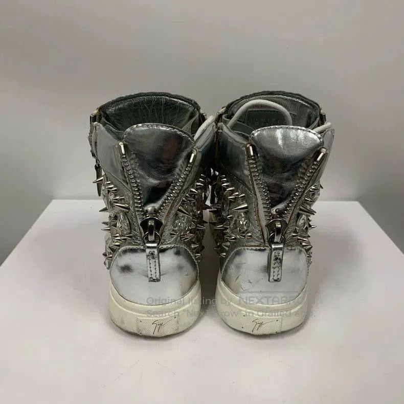Giuseppe Zanotti Giuseppe Zanotti Silver Studded High. Size US 6 / IT 36 - 6 Thumbnail