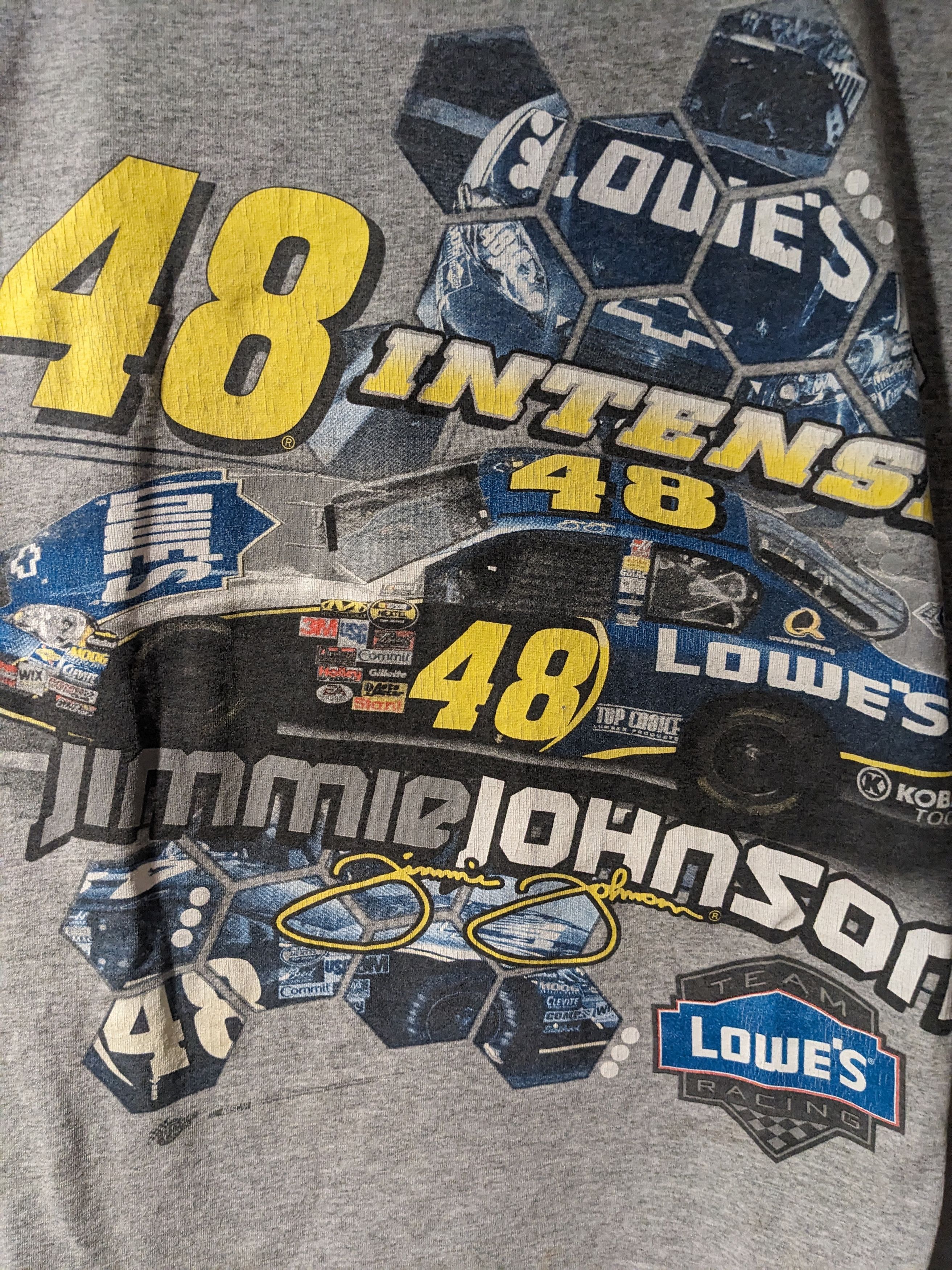 NASCAR × Vintage Vintage Y2K Nascar Jimmy Johnson Chase Sleeveless T-Shirt Size US XXL / EU 58 / 5 - 2 Thumbnail