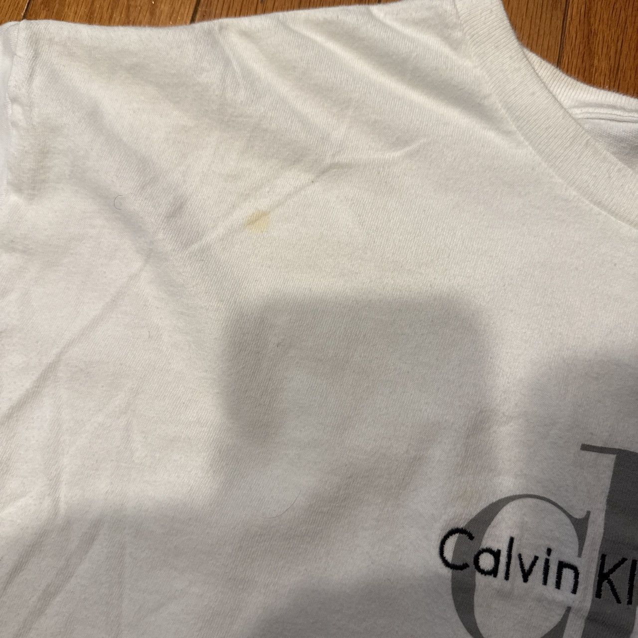 Calvin Klein Vintage 90s Calvin Klein Jeans Logo Tee Size US L / EU 52-54 / 3 - 3 Thumbnail