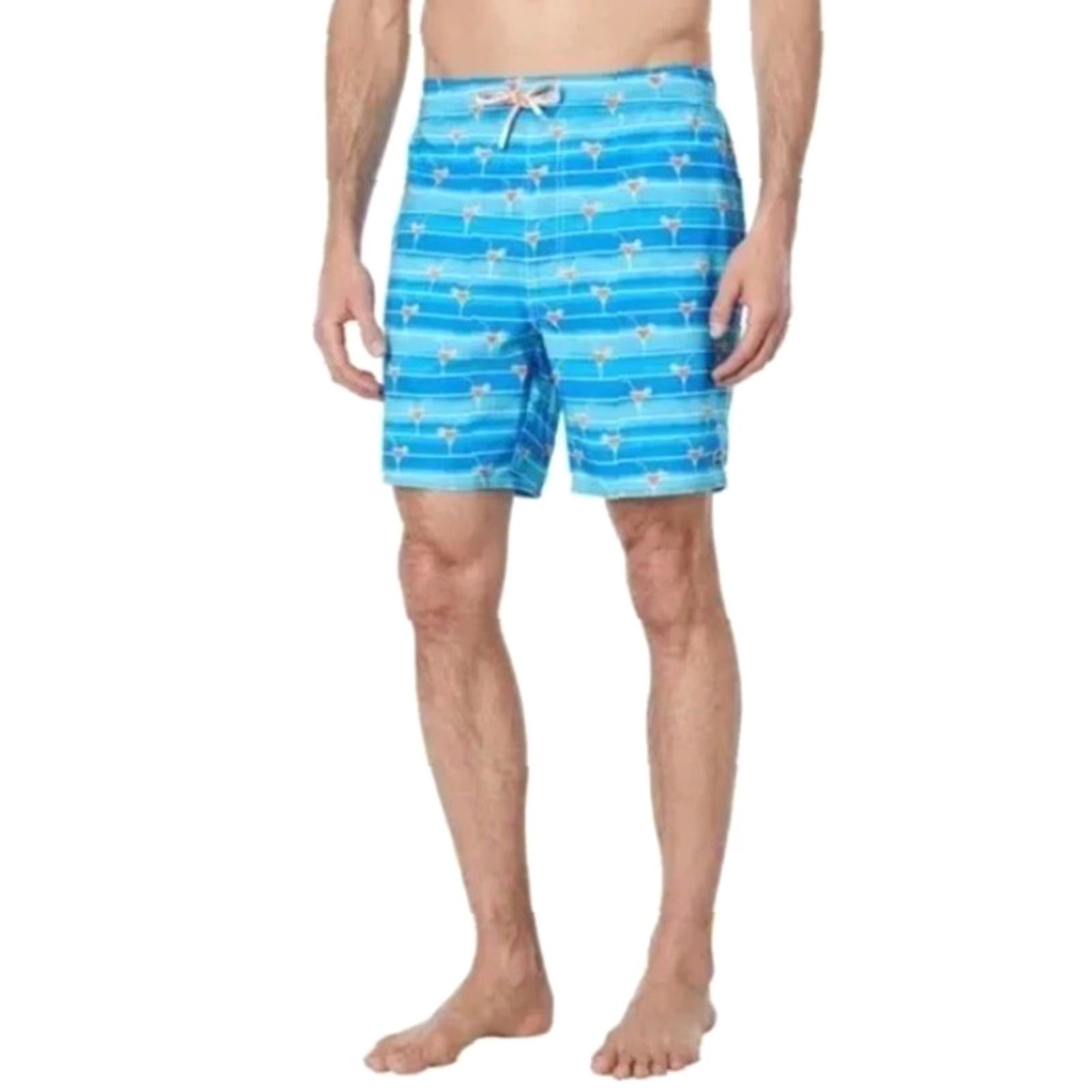 johnnie-O johnnie-O Surf Shorts Bottom XL Happy Hour Marlin Blue 6.5" Inseam Mens Swim Shorts Size US 36 / EU 52 - 7 Thumbnail