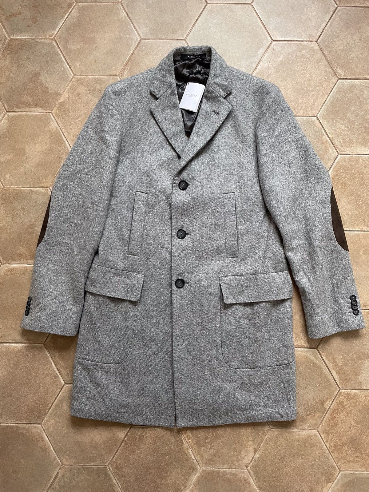 Hackett HACKETT LONDON WOOL COAT NEW Size US L / EU 52-54 / 3 - 1 Thumbnail