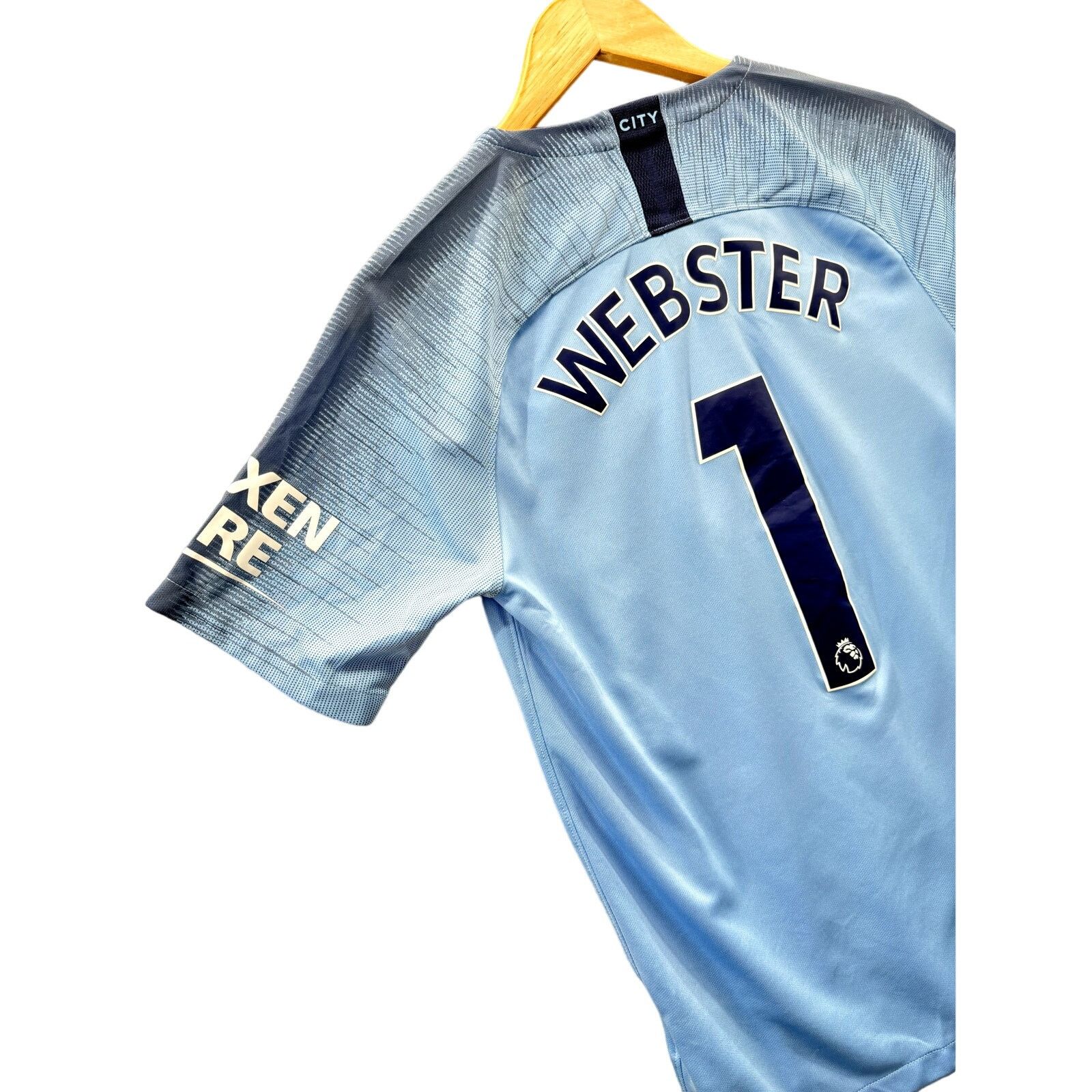 Nike Nike Manchester City Webster #1 Home Football Soccer Jersey Size US S / EU 44-46 / 1 - 8 Thumbnail