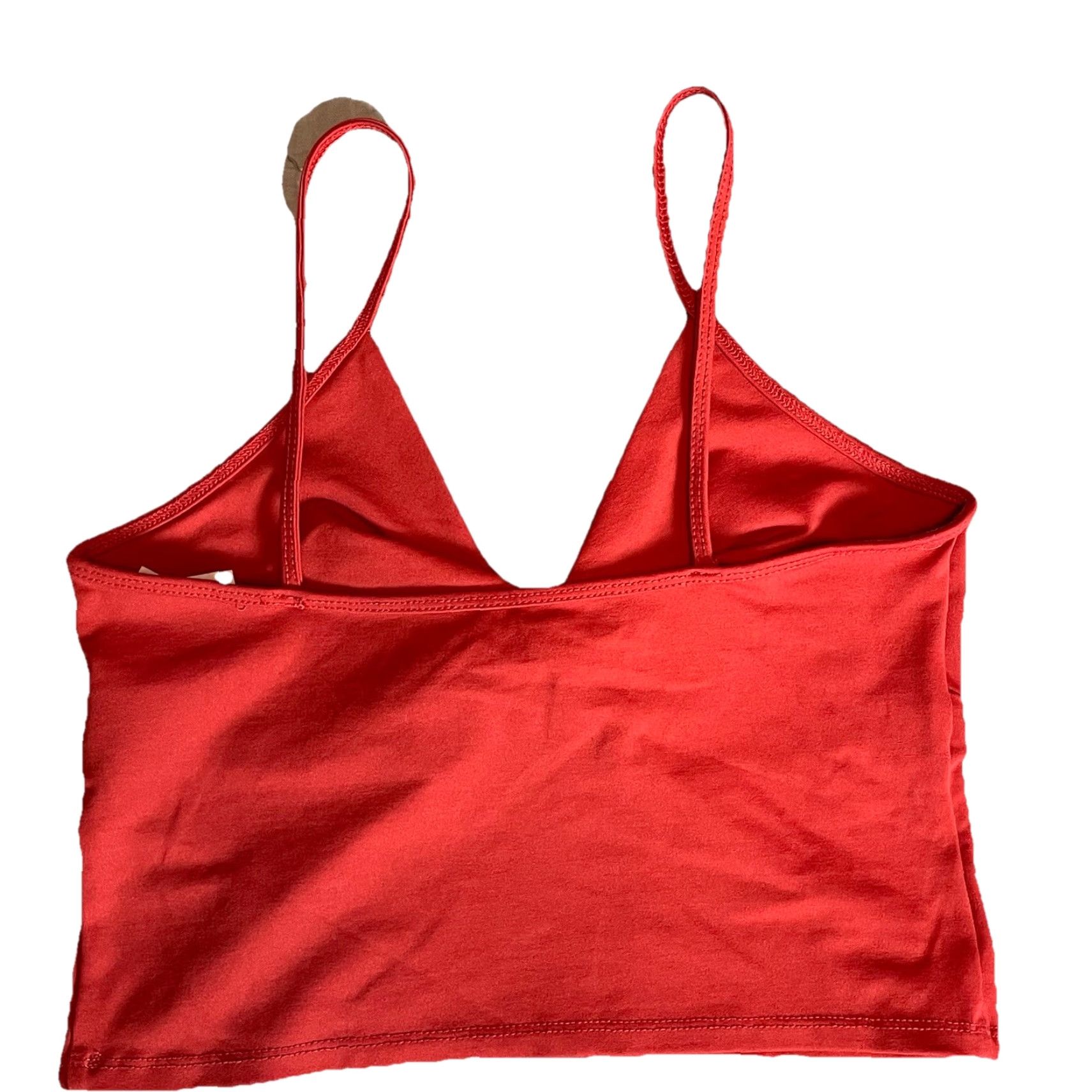 Abercrombie & Fitch Abercrombie & Fitch Tank Top size Small Soft AF Twist Front Rust Cropped Fall Size S / US 4 / IT 40 - 2 Thumbnail