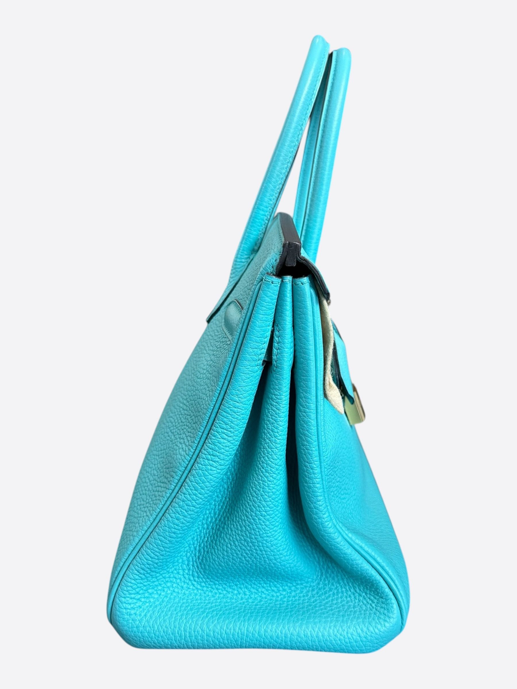 Hermes Hermes Tiffany Blue Togo & Gold Hardware Birkin 30 Size ONE SIZE - 2 Thumbnail