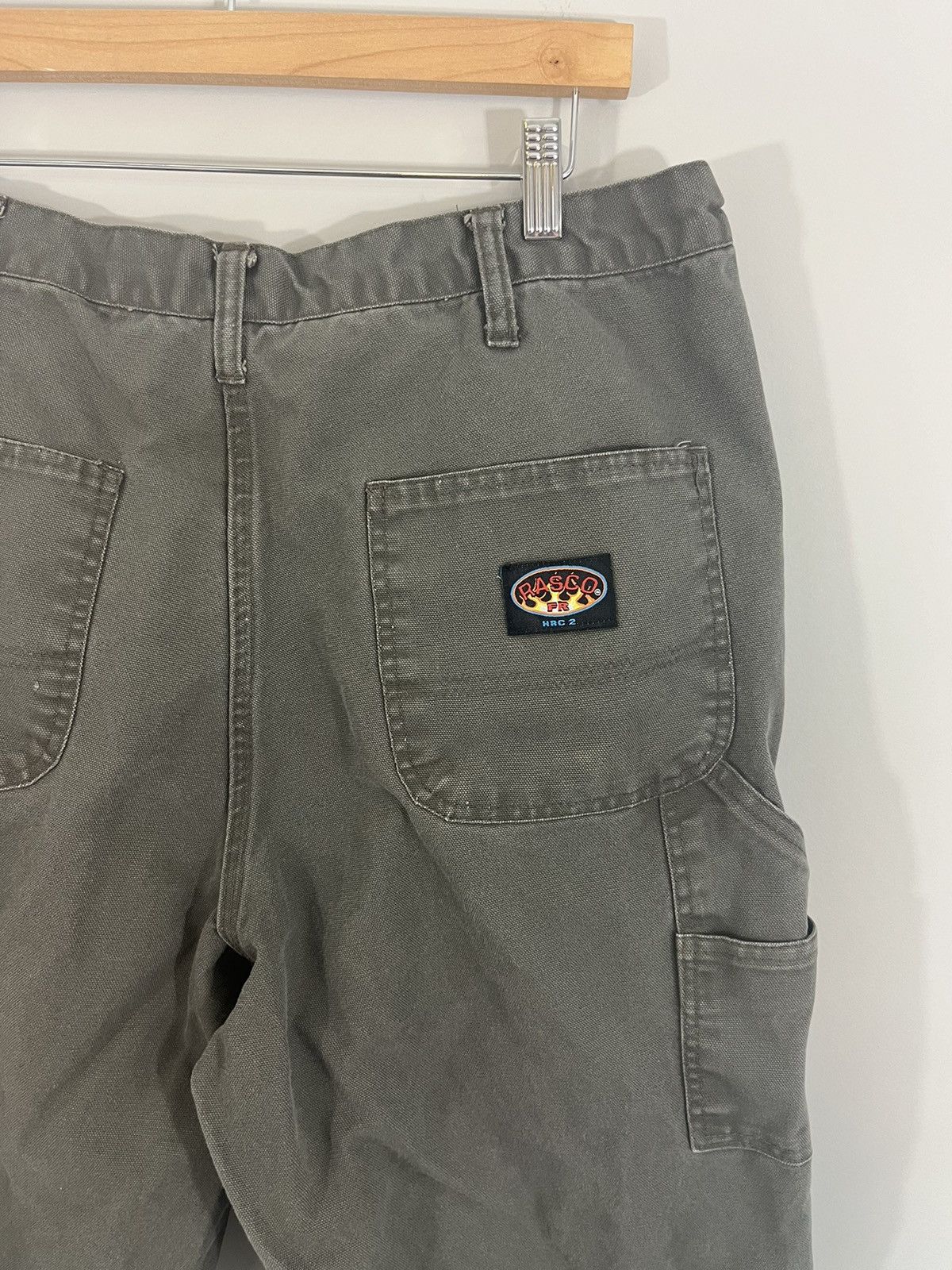 Vintage Distressed Flame Faded Carpenter Skate Pants Size US 38 / EU 54 - 2 Thumbnail