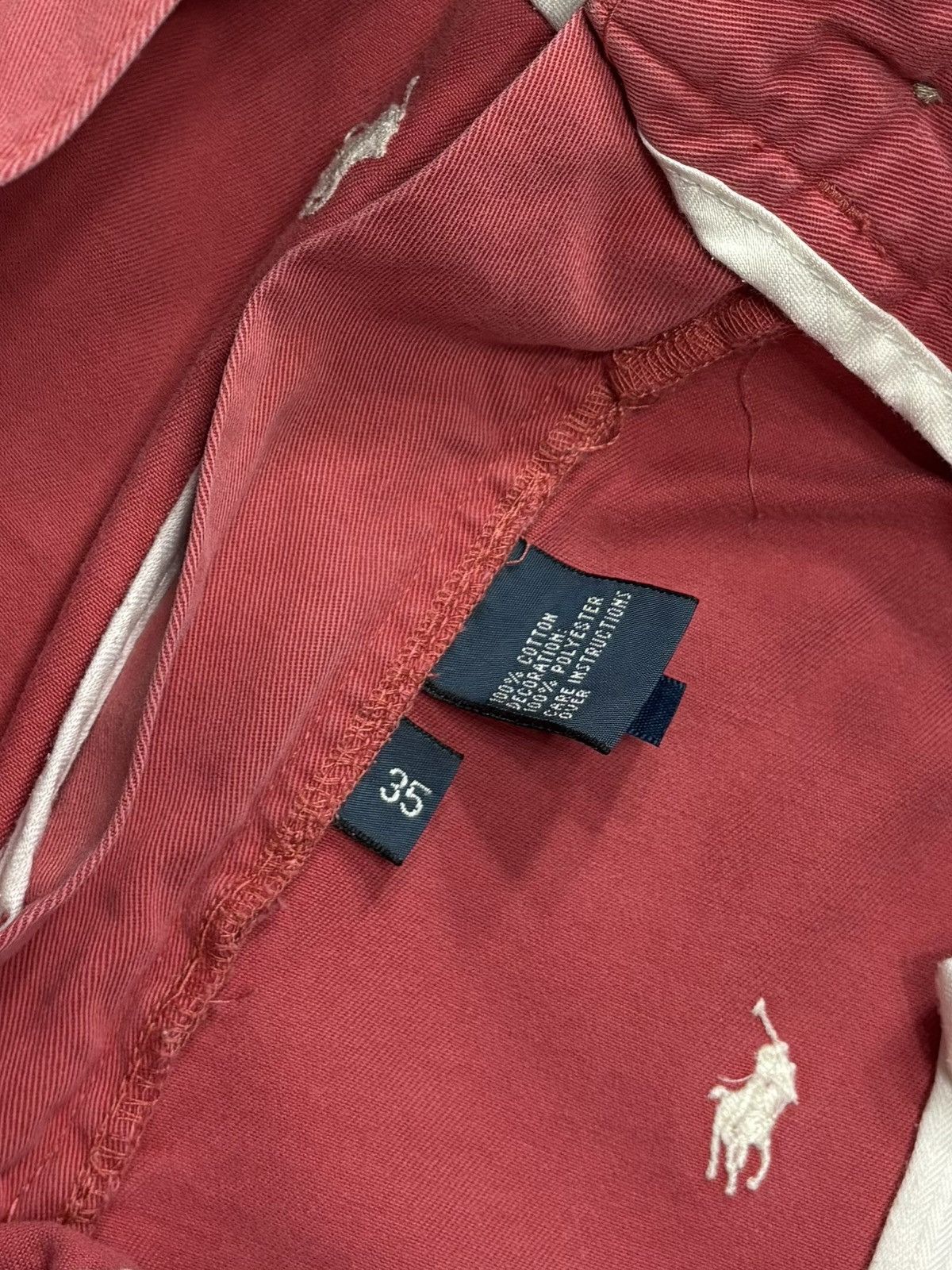 Polo Ralph Lauren Vintage Polo Ralph Lauren All Over Pony Embroidery Short Size US 35 - 3 Thumbnail