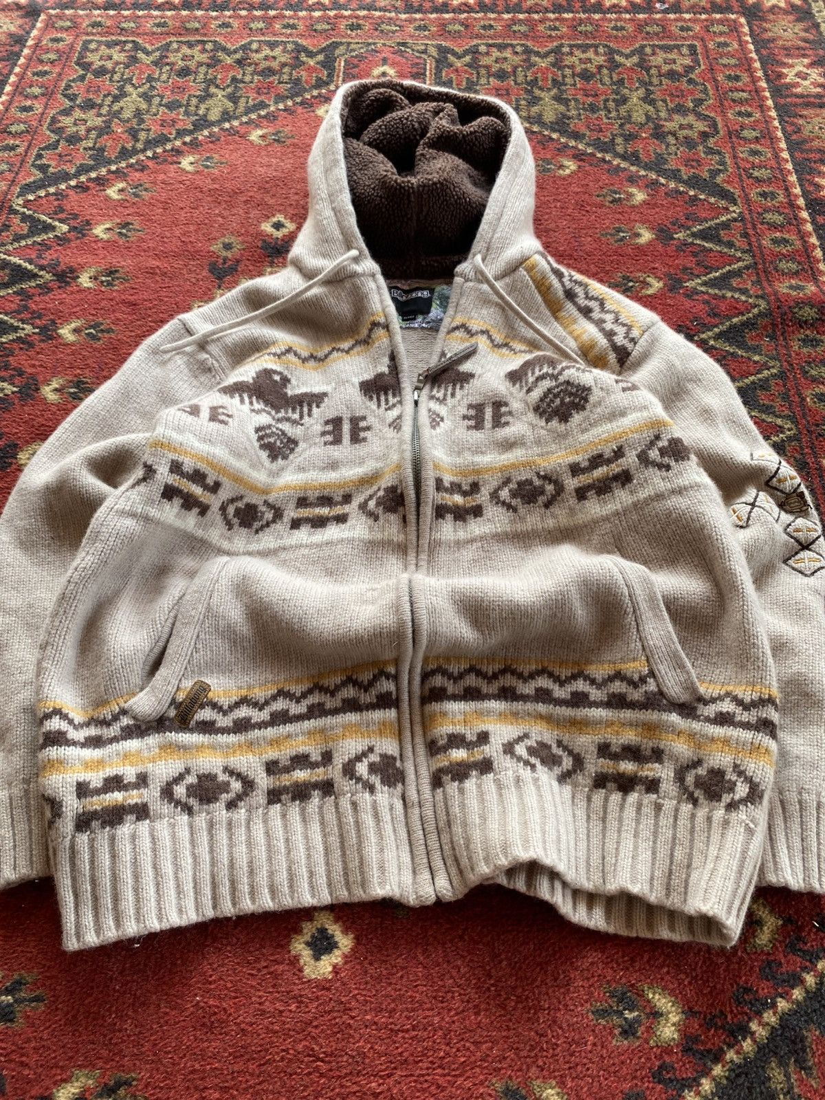 Billabong × Karl Kani Billabong Jesse Pinkman Style Zip Sweater Hip Hop Size US XL / EU 56 / 4 - 2 Thumbnail
