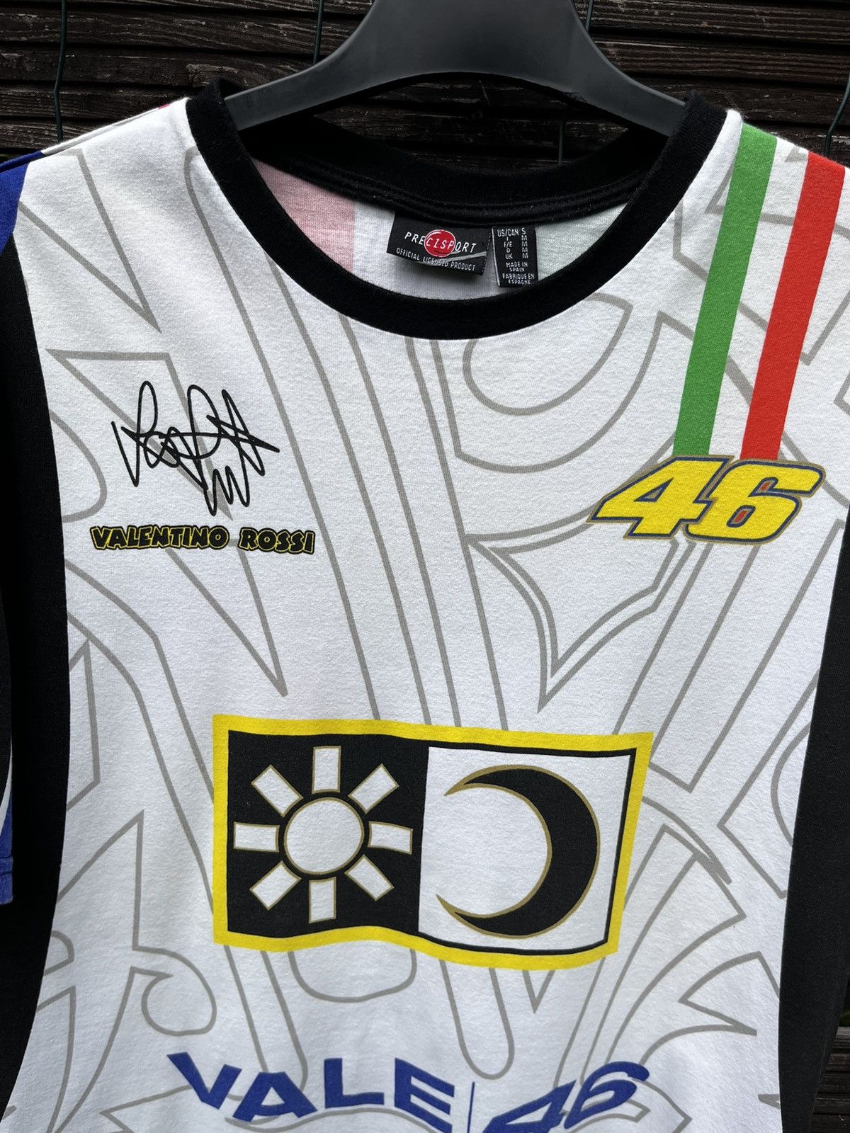 NASCAR 🏁 VALENTINO ROSSI 46 THE DOCTOR MOTO GP SUN AND MOON TEE Size US M / EU 48-50 / 2 - 5 Thumbnail
