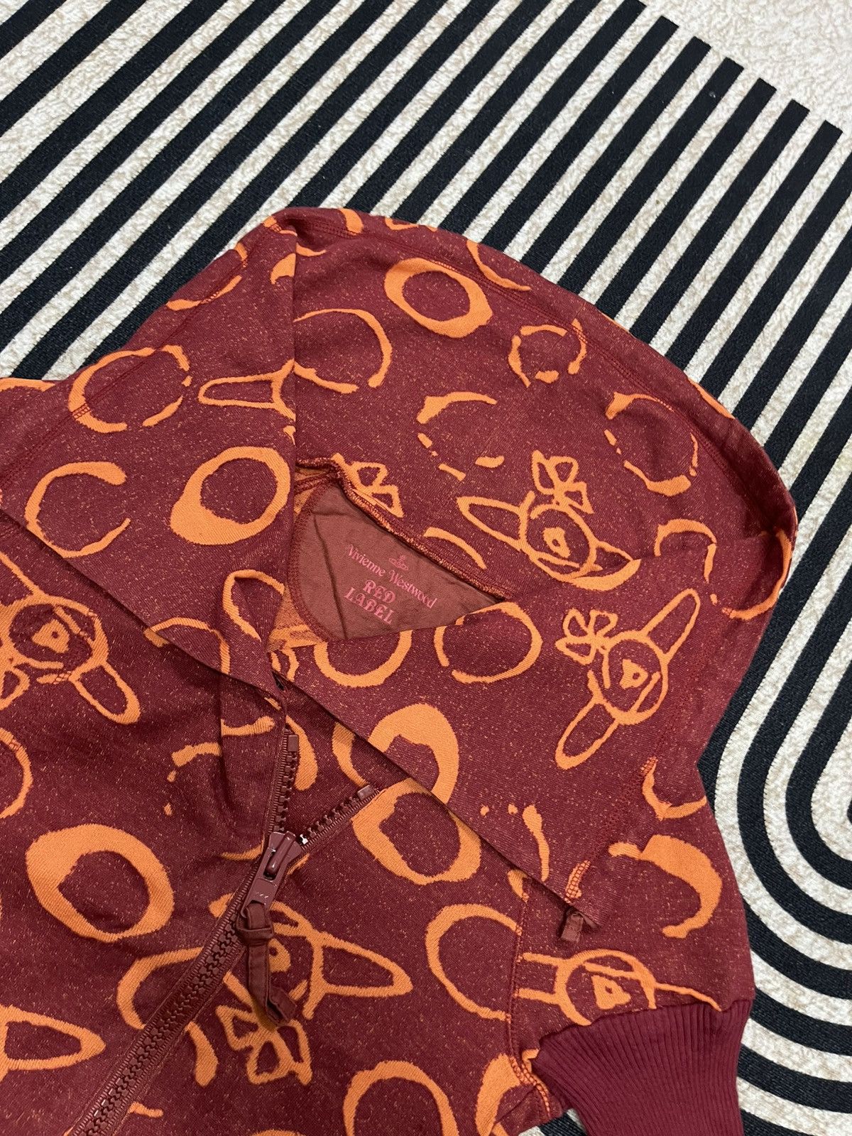 Vivienne Westwood 2000s VIVIENNE WESTWOOD PATTERNED SHIRRING FULLPRINT ORB Size M / US 6-8 / IT 42-44 - 5 Thumbnail