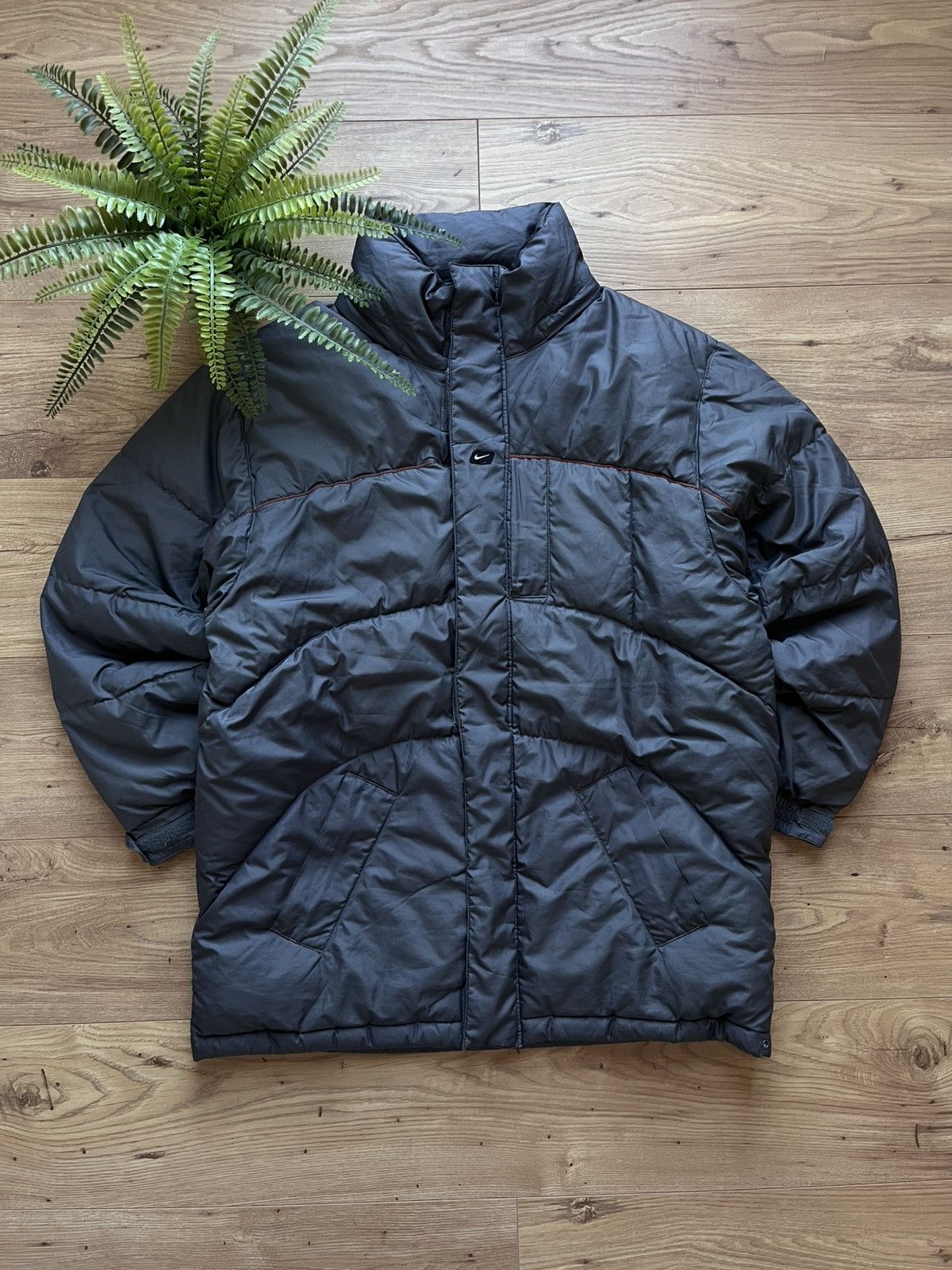 Nike 90’s NIKE RETRO CENTRAL SWOOSH LOGO DOWN PUFFER JACKET Y2K Size US M / EU 48-50 / 2 - 1 Thumbnail