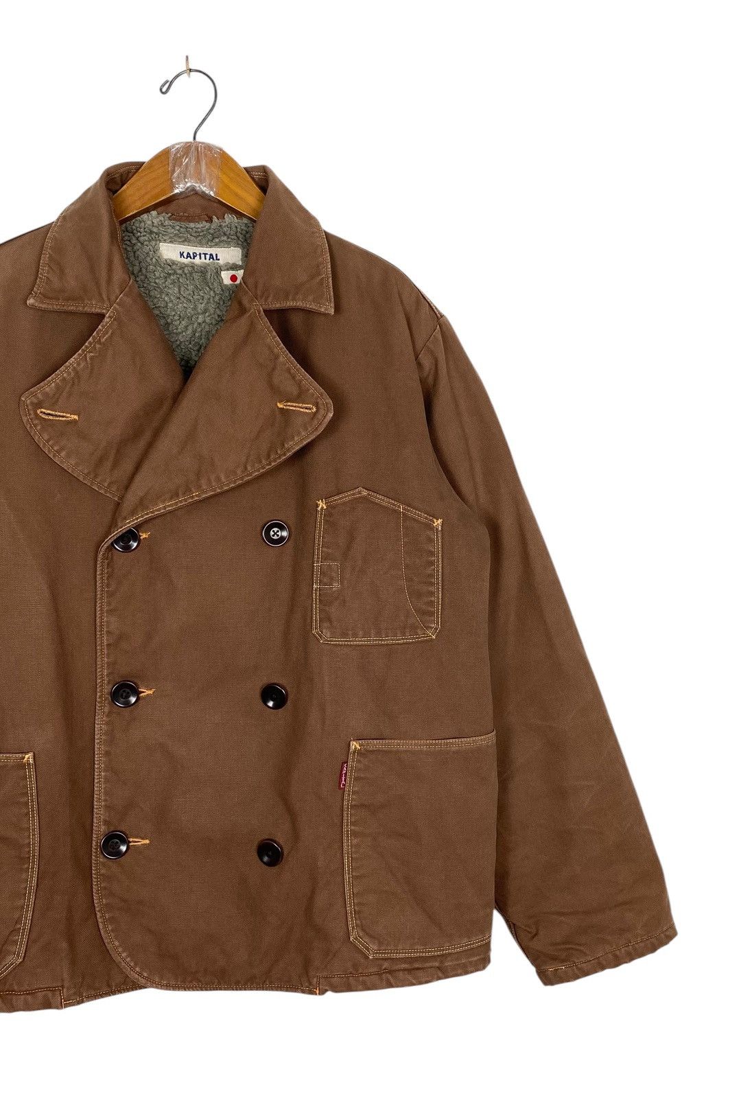 Kapital Rare‼️ Kapital Double Breasted Workwear Chore Jacket Japan Size US L / EU 52-54 / 3 - 3 Thumbnail