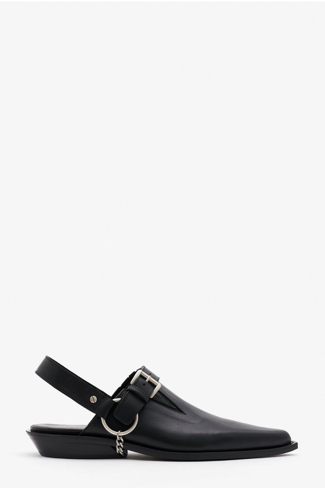 Ann Demeulemeester Last Ann Demeulemeester Vilmu Pointy BuckleEmbellished Mules Size US 10 / EU 43 - 1 Thumbnail
