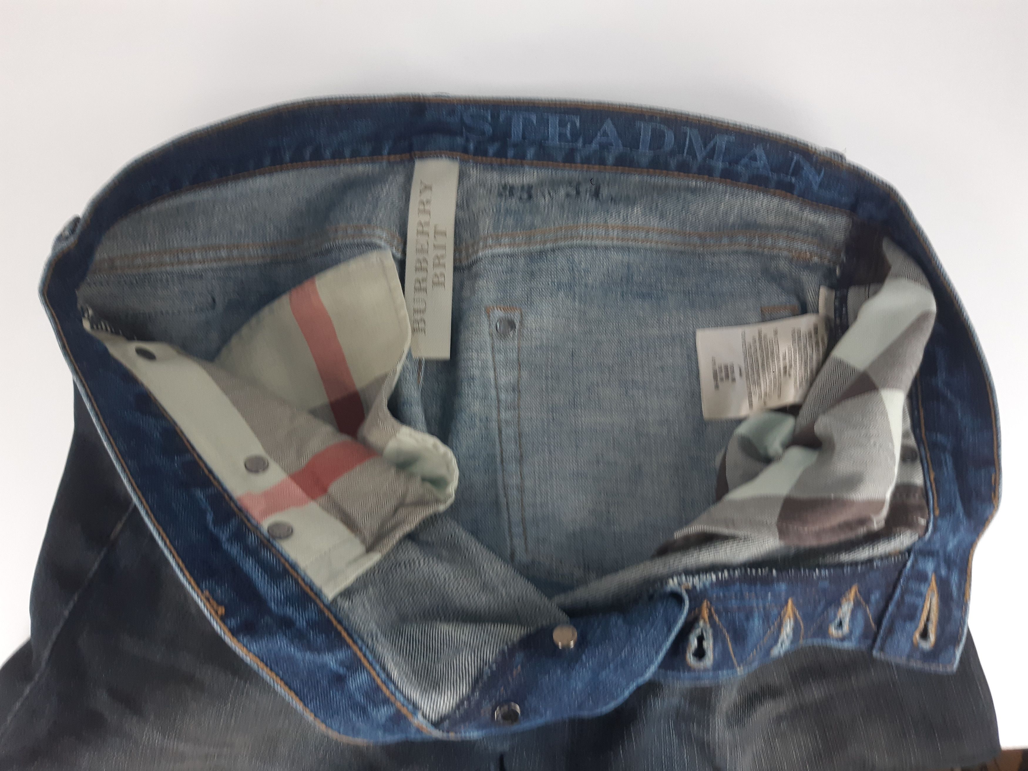 Burberry BURBERRY Brit Slim Jeans size 33W/34L NEW Size US 33 - 5 Thumbnail
