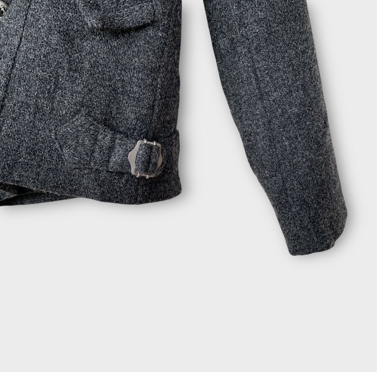 Issey Miyake ISSEY MIYAKE SUNAOKUWAHARA FUR WOOL HOODIE JACKET CROPPED Size S / US 4 / IT 40 - 7 Thumbnail