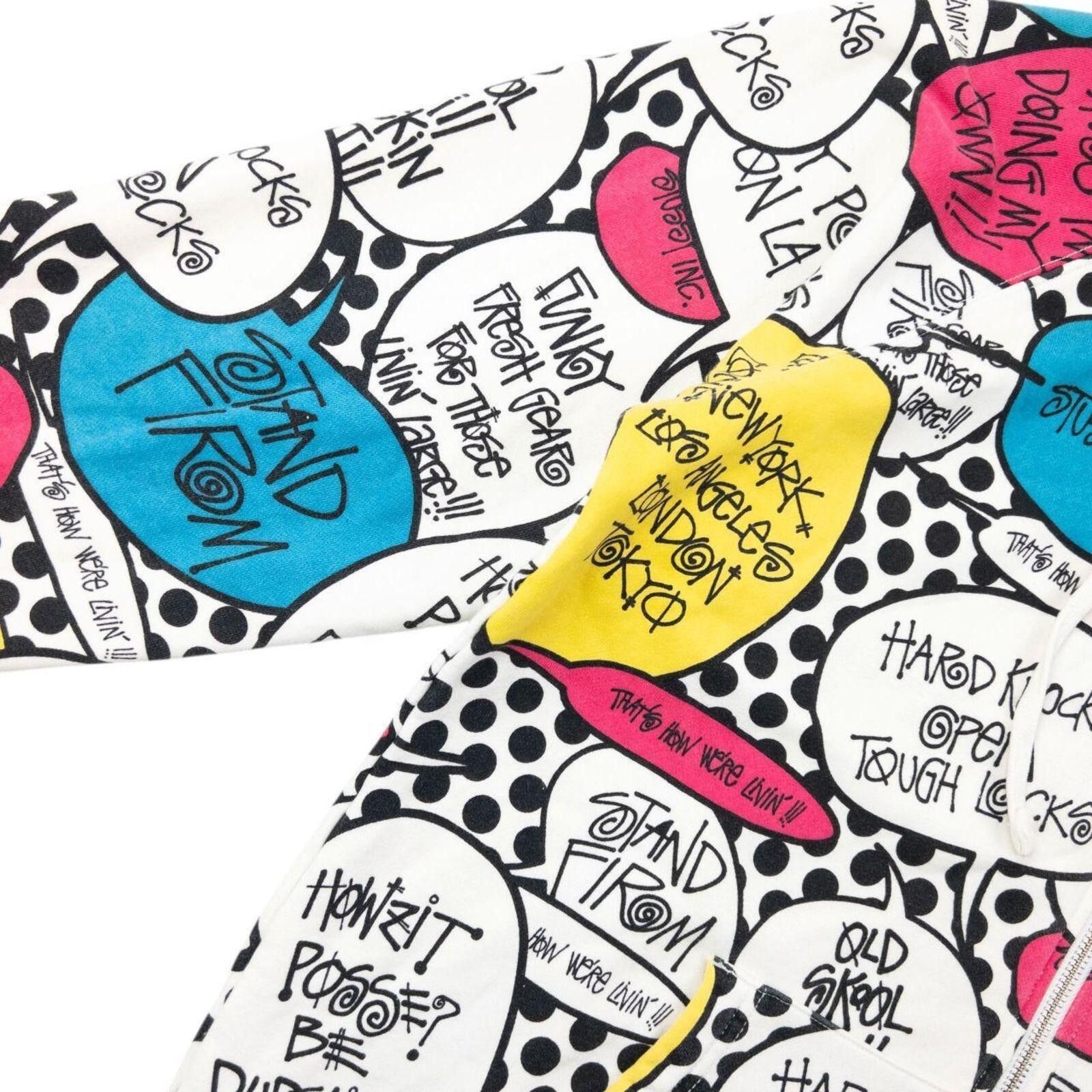 Stussy Vintage 2000s Stussy Speech Bubble Zip Up Hoodie Size L Size US L / EU 52-54 / 3 - 7 Thumbnail