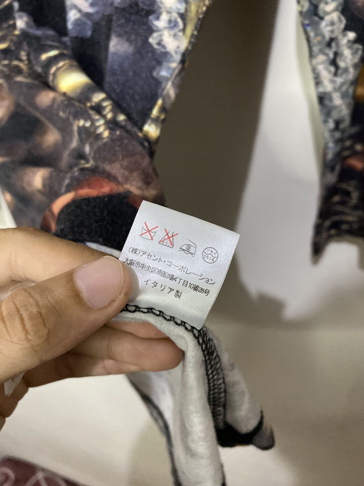 If Six Was Nine × Japanese Brand × Le Grande Bleu (L.G.B.) Vintage Y2K All Over Print Jewellery Size M / US 6-8 / IT 42-44 - 7 Thumbnail