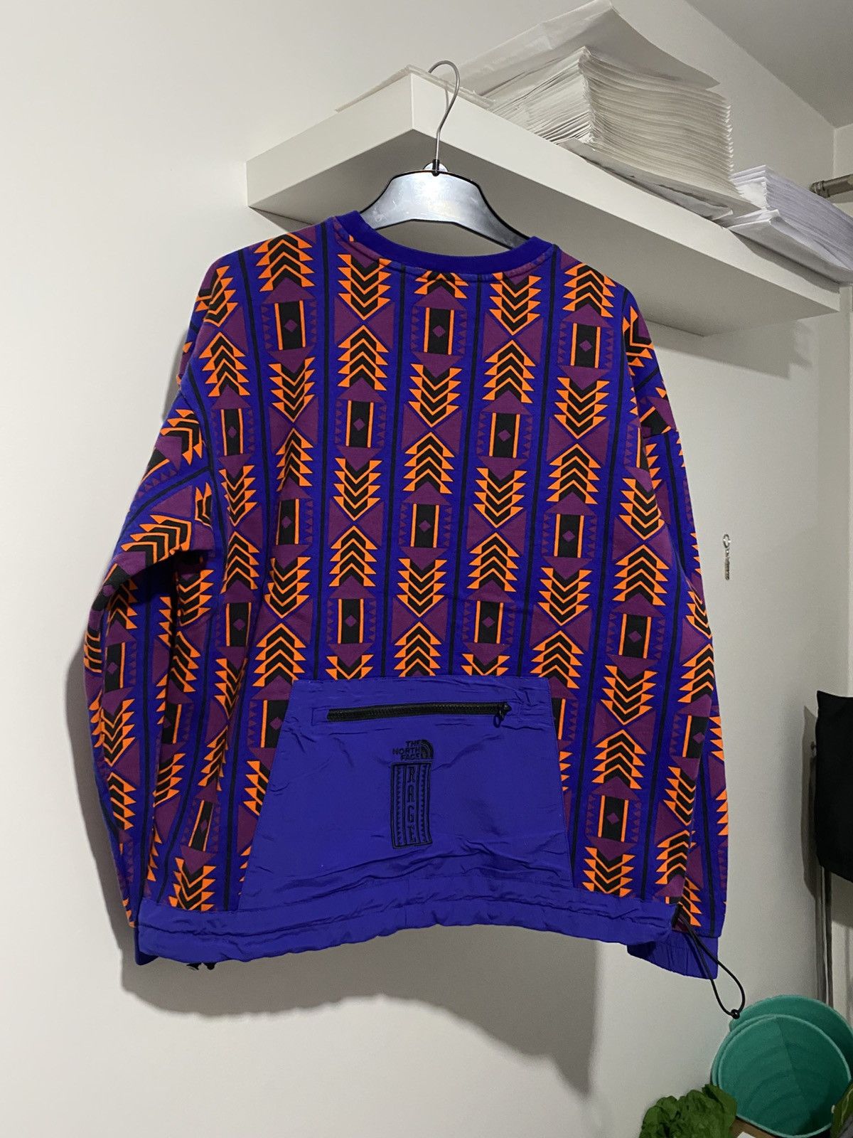 The North Face TNF x Rage 92’ Fleece Crewneck Aztec The North Face Rare Size US M / EU 48-50 / 2 - 2 Thumbnail