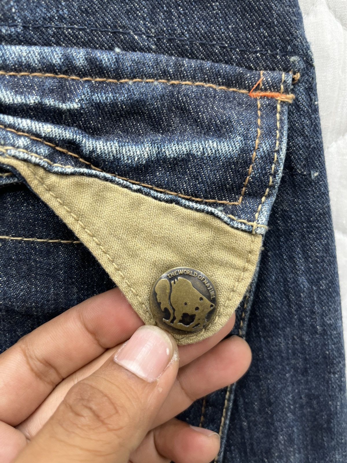 Japanese Brand 🔥🔥🔥ARCHIVE ROOT THREE HYPE DENIM Size 32" / US 10 / IT 46 - 9 Thumbnail