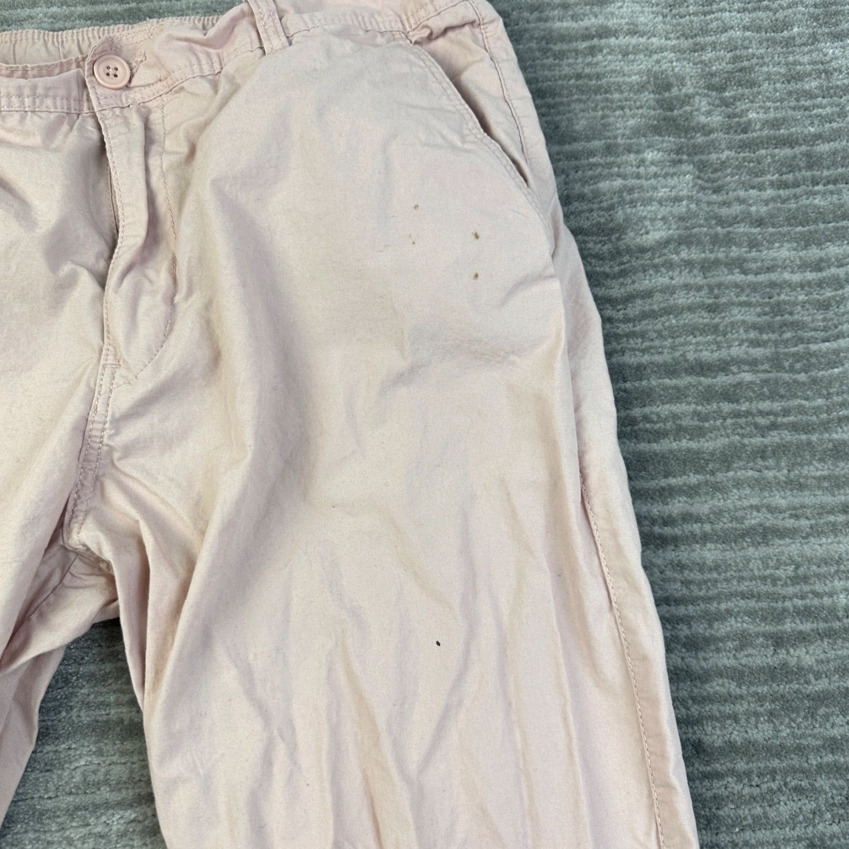 H&M H&M Pants Mens 32 Chino Casual Cuffed Tapered Regular Rise Mid 10-12 Inseam 29 Pink Bottoms Slacks Size US 32 / EU 48 - 4 Thumbnail