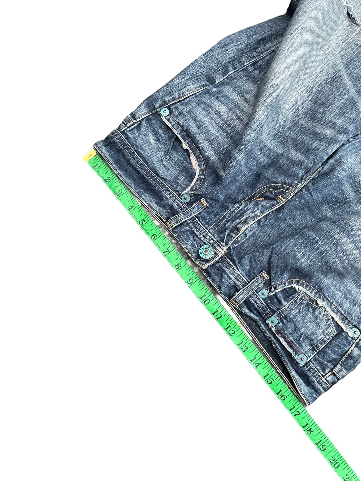 Levi's Vintage Flare Levis Redloop Faded & Distresed Denim Size 34" / US 12 / IT 48 - 19 Thumbnail