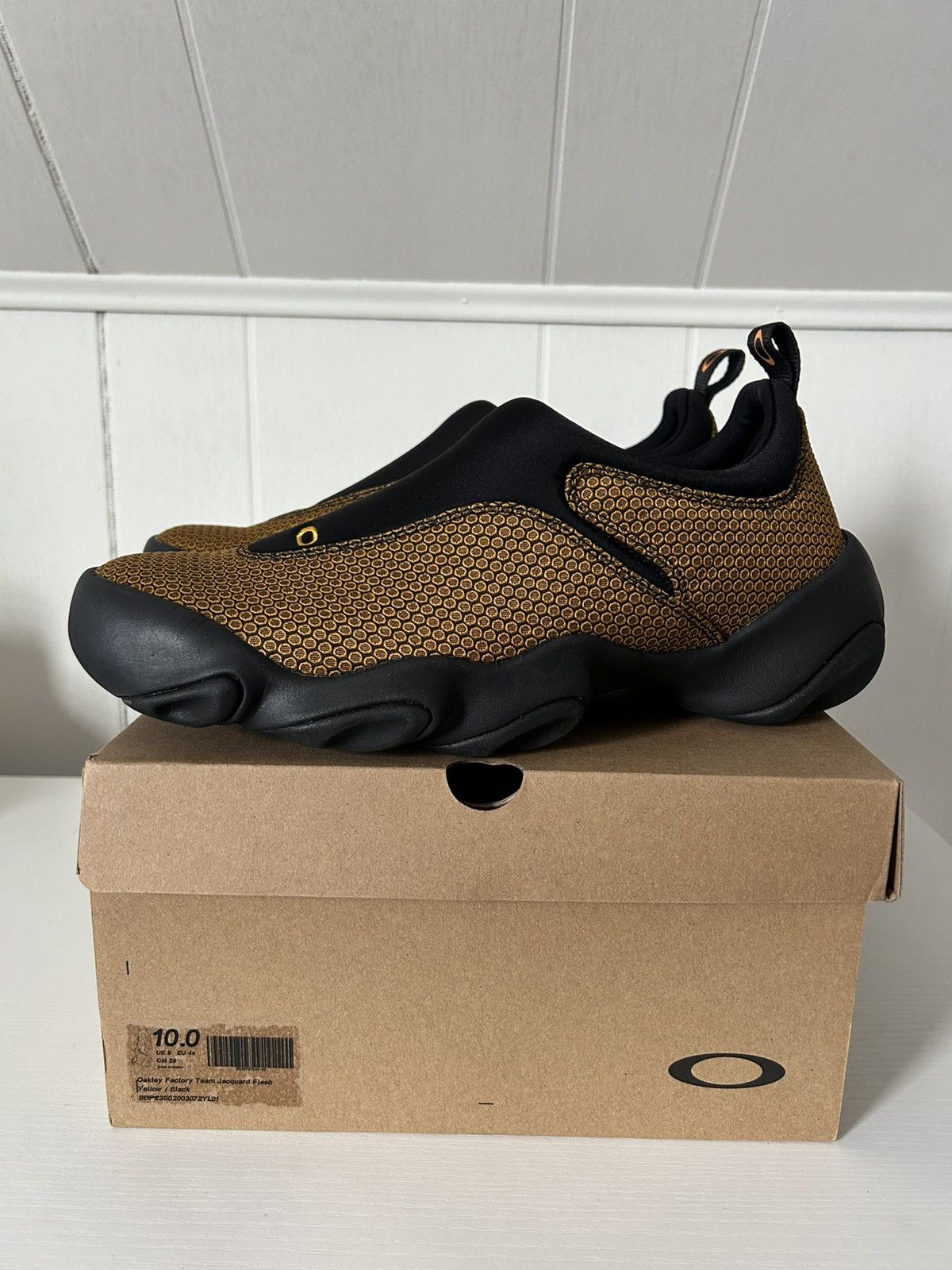 Brain Dead × Oakley Oakley Factory Team Jacquard Flesh Yellow / Black Size US 10 / EU 43 - 7 Thumbnail